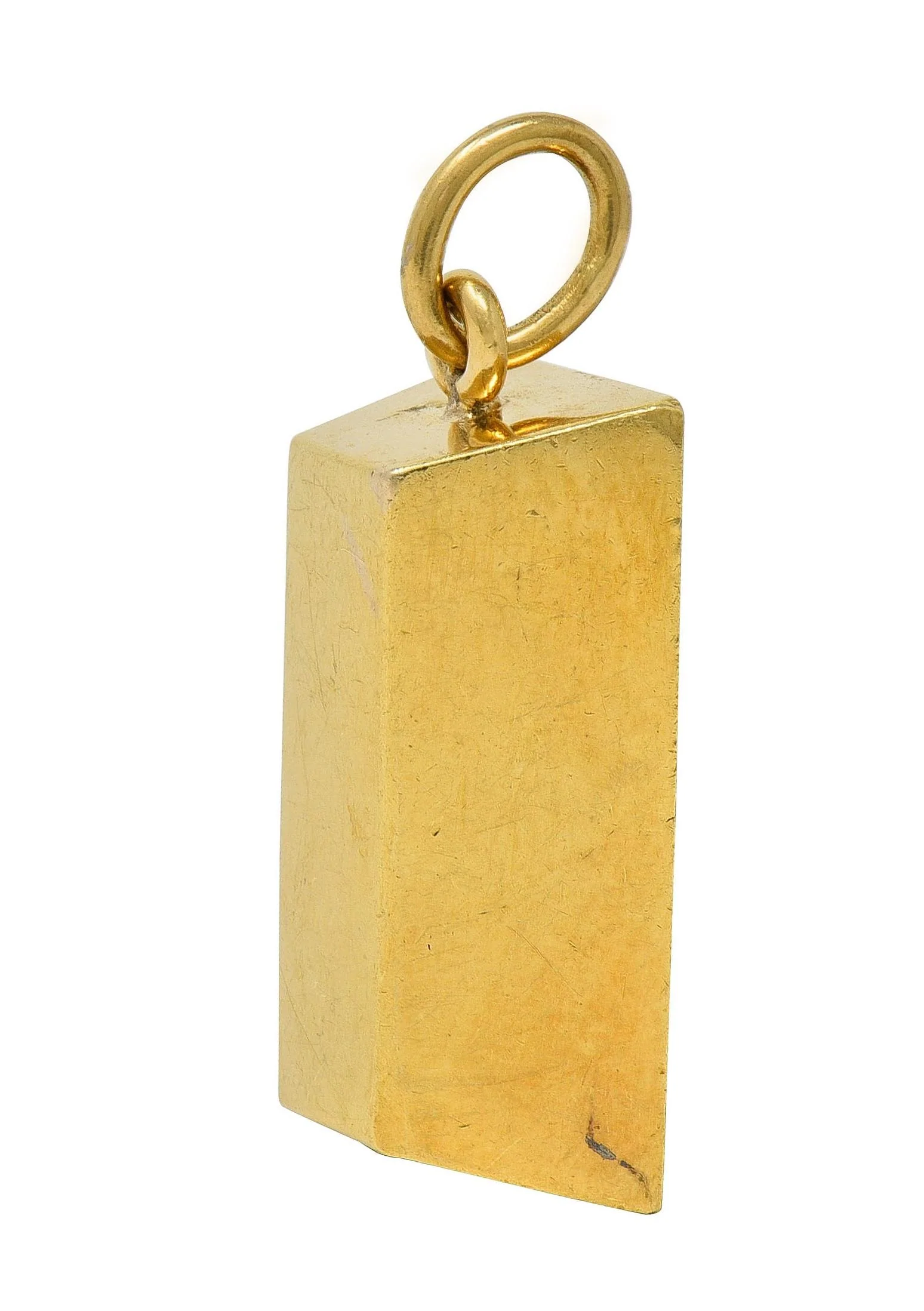 Cartier 1970's 18 Karat Yellow Gold Vintage 1 Ounce Gold Bar Ingot Pendant Charm - Image 6
