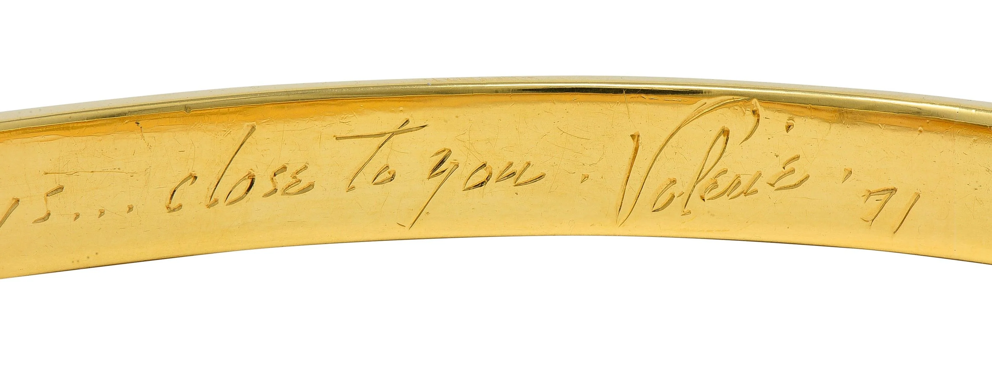 Cartier Aldo Cipullo 1970 18 Karat Yellow Gold Vintage Love Bangle Bracelet - Image 8