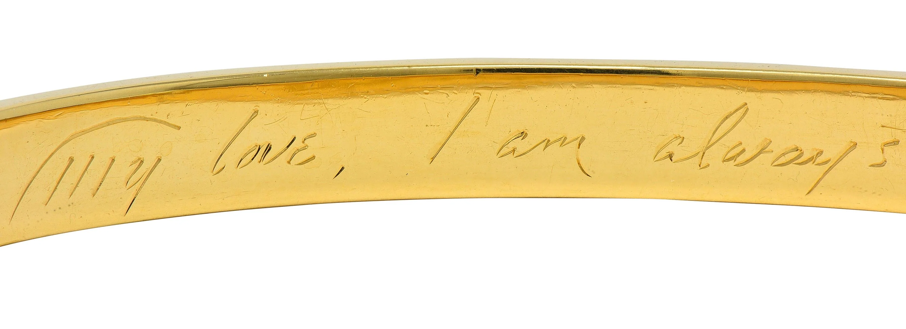 Cartier Aldo Cipullo 1970 18 Karat Yellow Gold Vintage Love Bangle Bracelet - Image 9