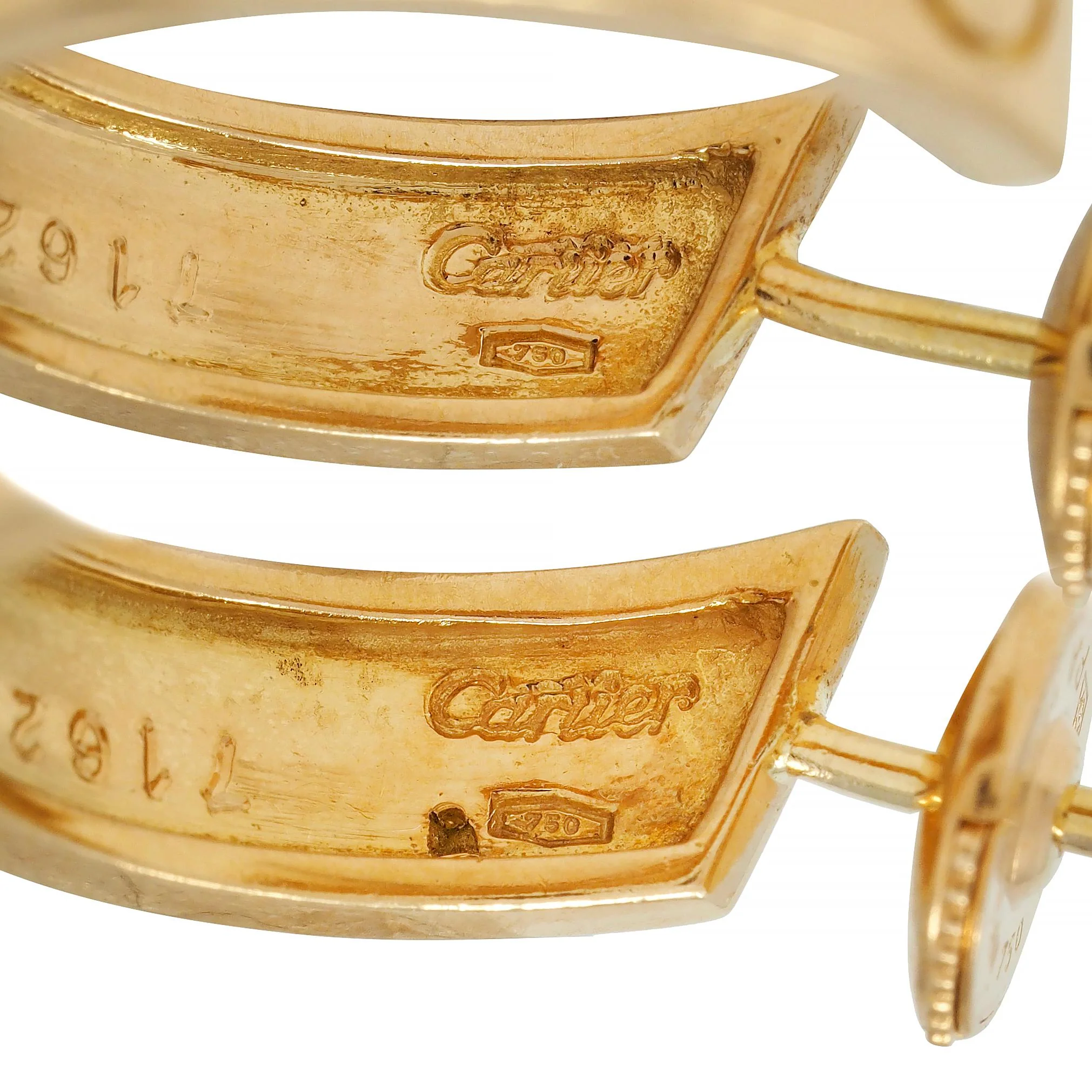 Cartier Contemporary 18 Karat Yellow Gold Love Hoop Earrings - Image 6