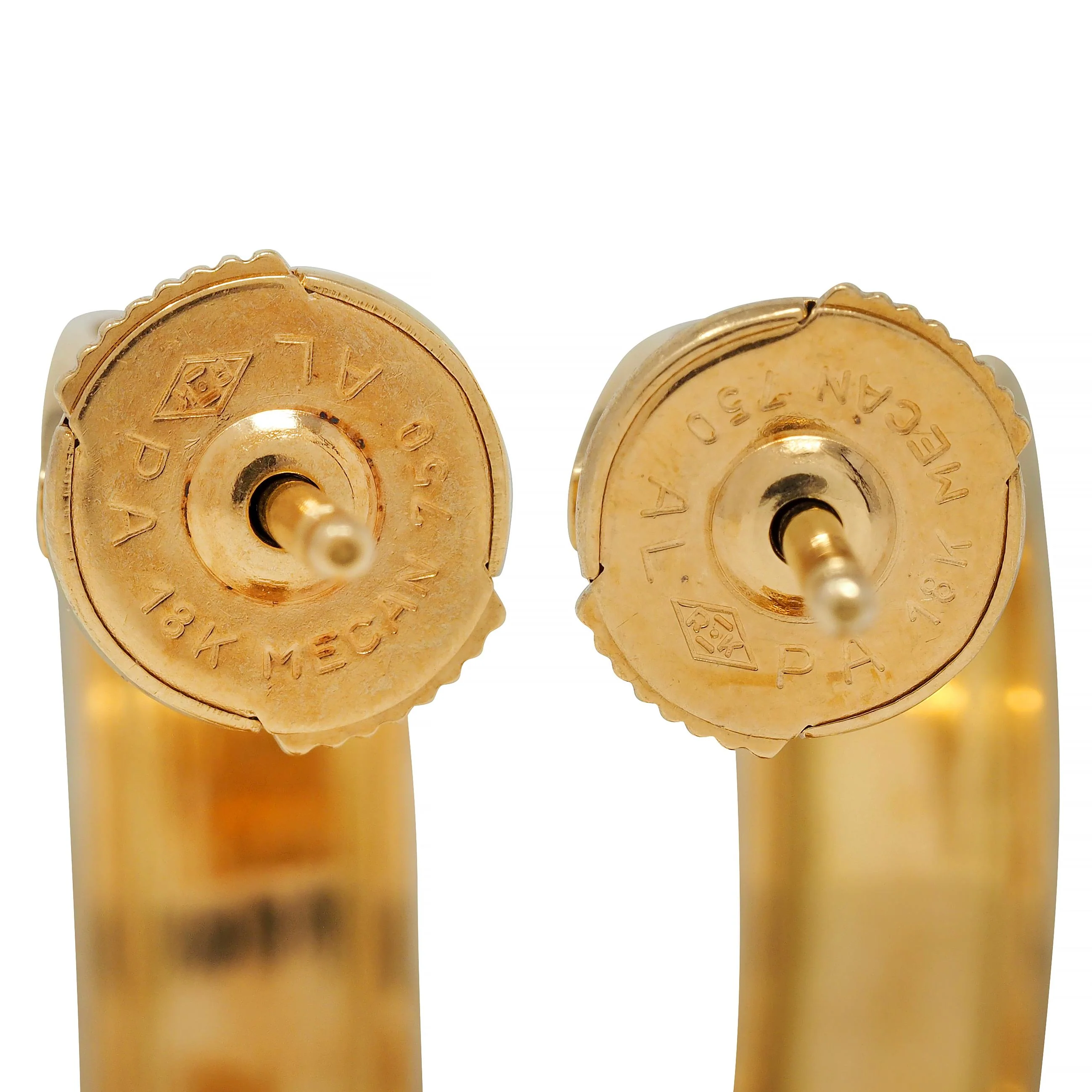 Cartier Contemporary 18 Karat Yellow Gold Love Hoop Earrings - Image 8