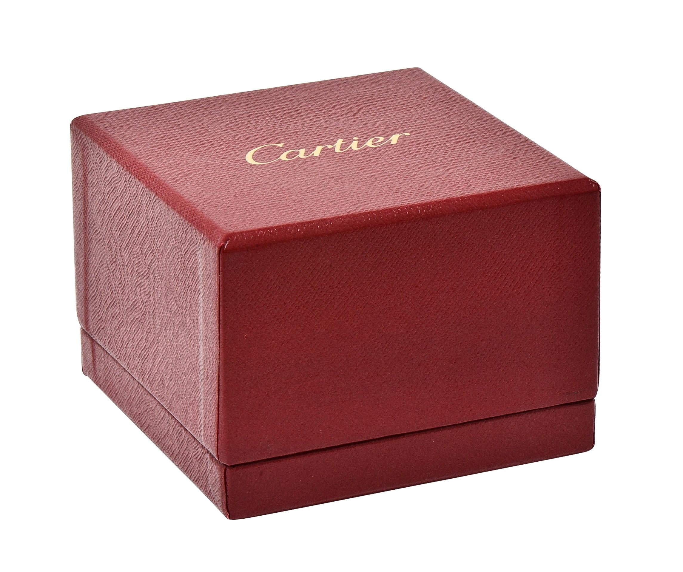 Cartier Contemporary Diamond 18 Karat White Gold High Love Unisex Band Ring - Image 10