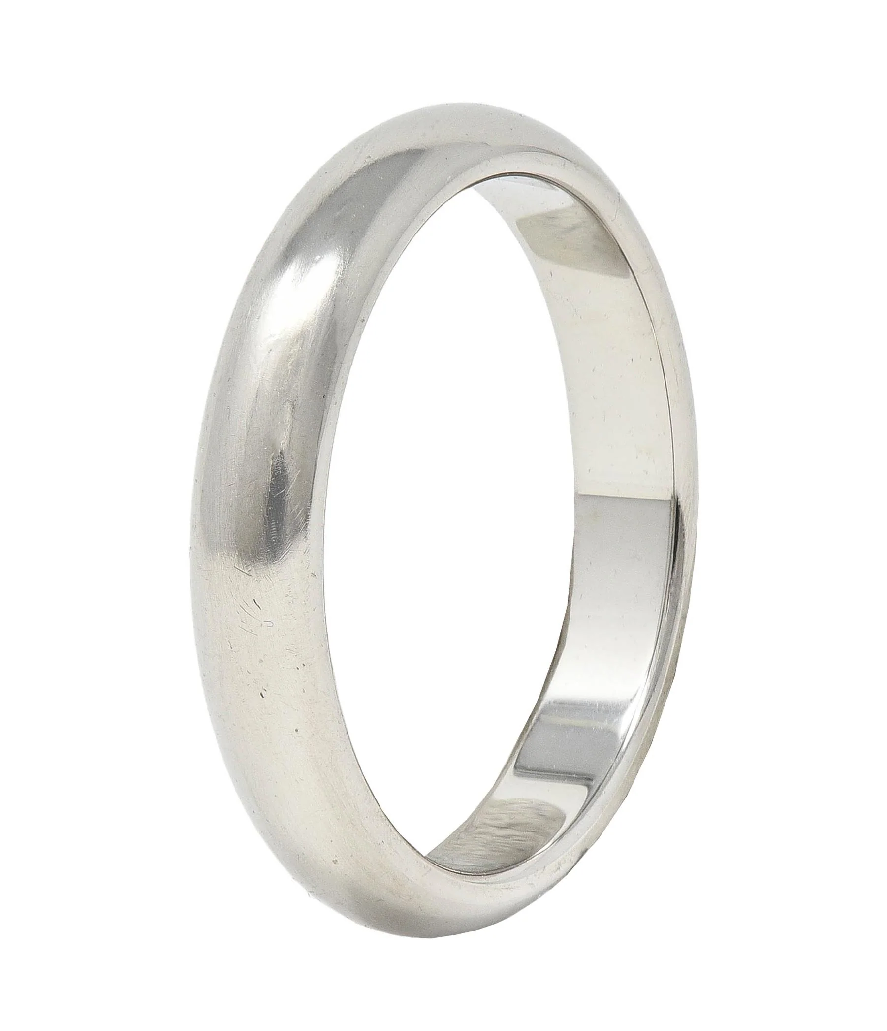 Cartier Contemporary Platinum 1895 Unisex Wedding Band Ring - Image 2