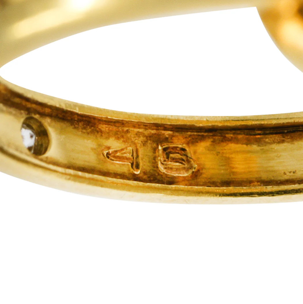 Cartier Diamond 18 Karat Gold Unisex Trinity Rolling Ring - Image 6