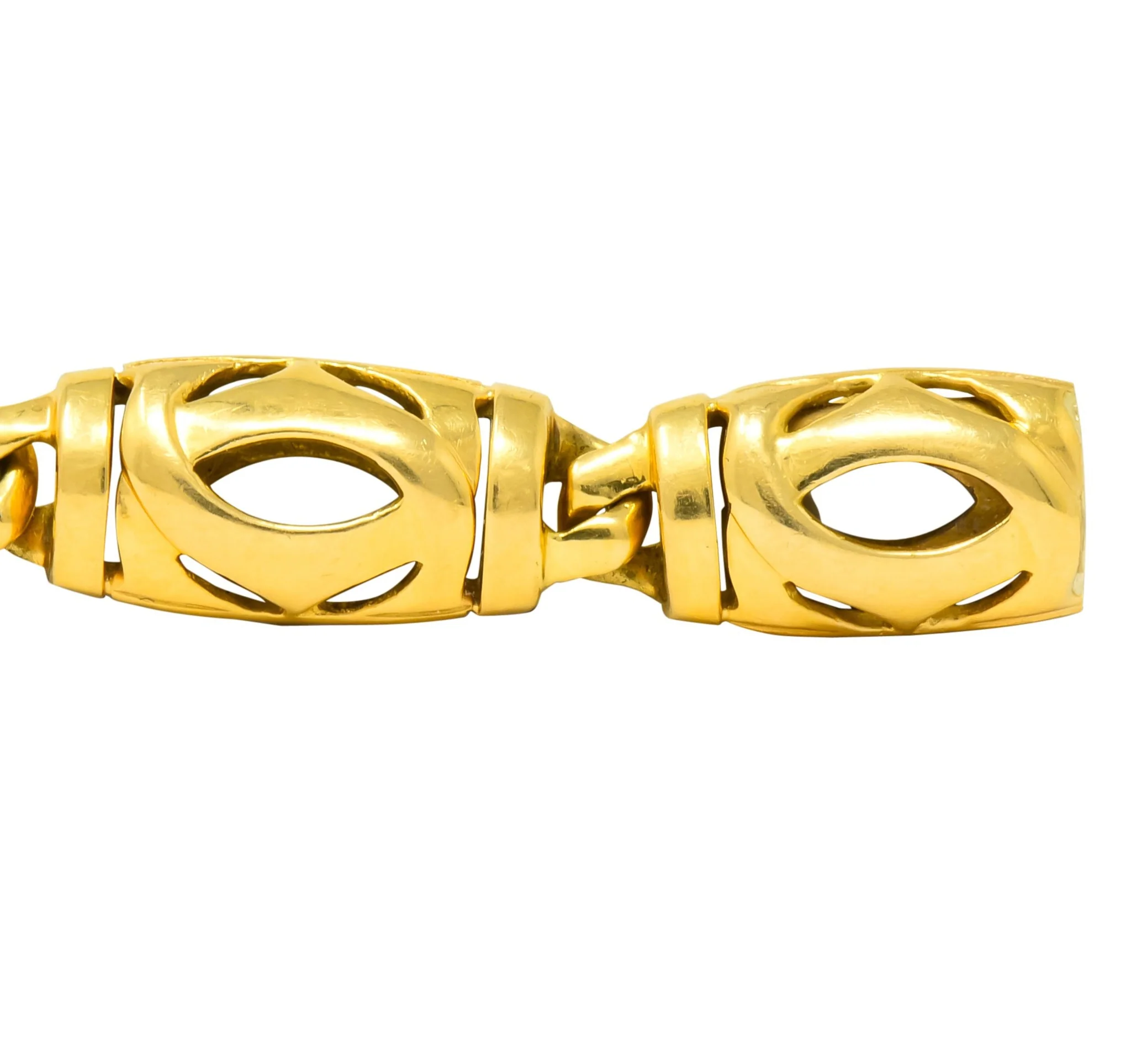 Cartier French 18 Karat Gold Link Bracelet - Image 3