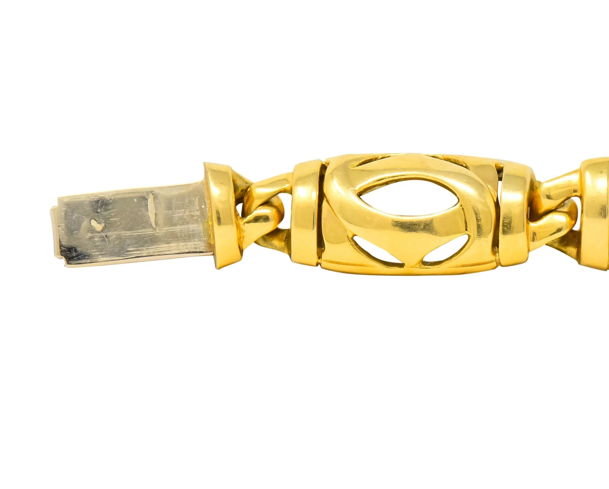 Cartier French 18 Karat Gold Link Bracelet - Image 4
