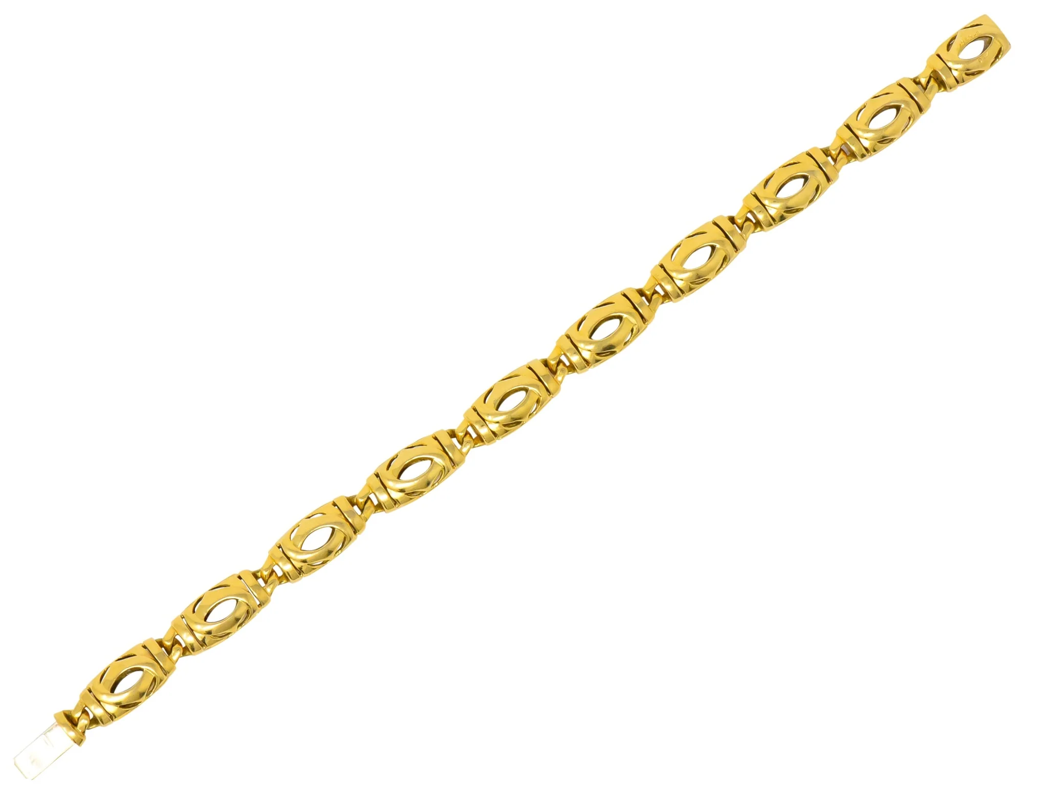 Cartier French 18 Karat Gold Link Bracelet - Image 5