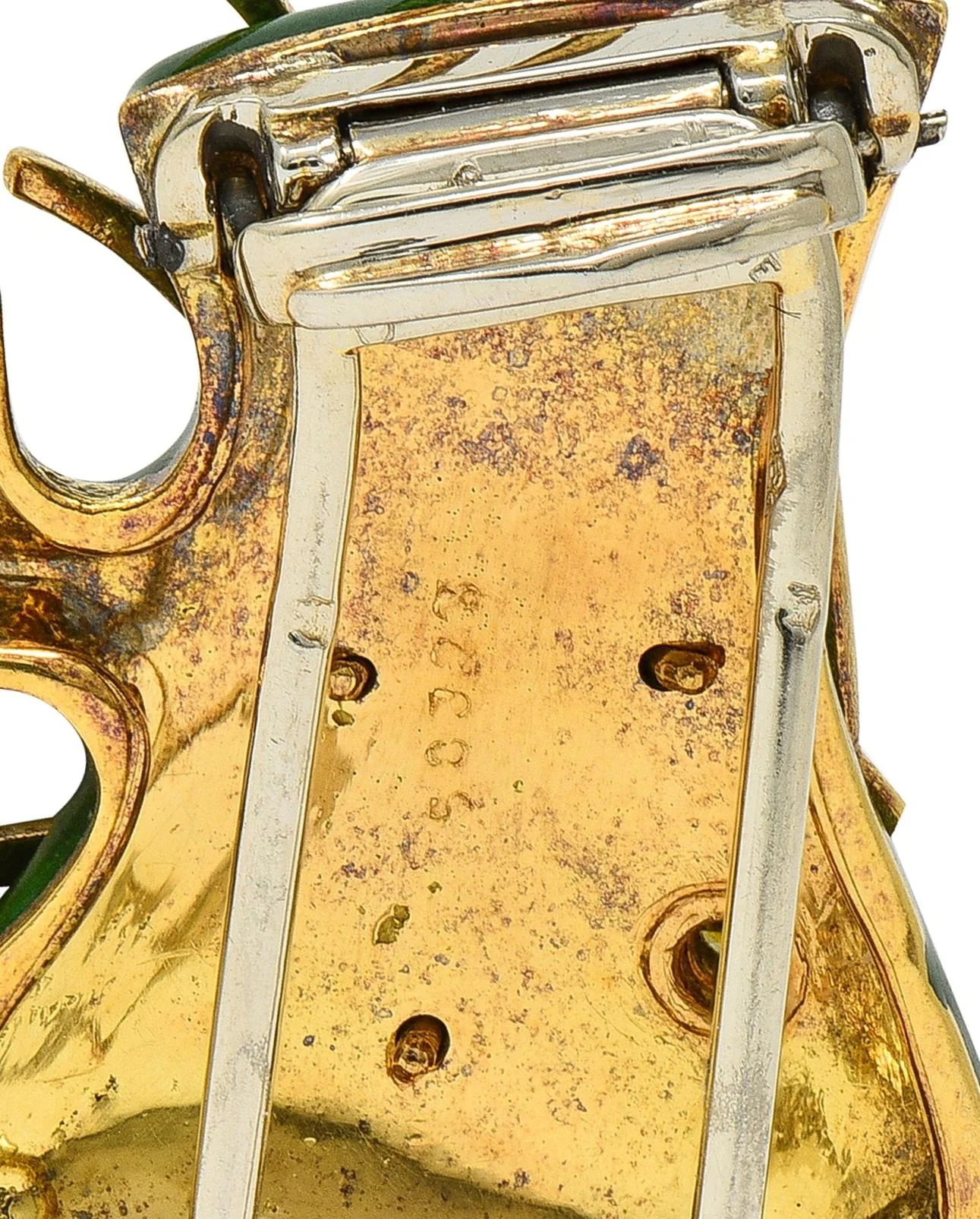 Cartier French 1960's Diamond Enamel 18 Karat Yellow Gold Vintage Tropical Fish Brooch - Image 6