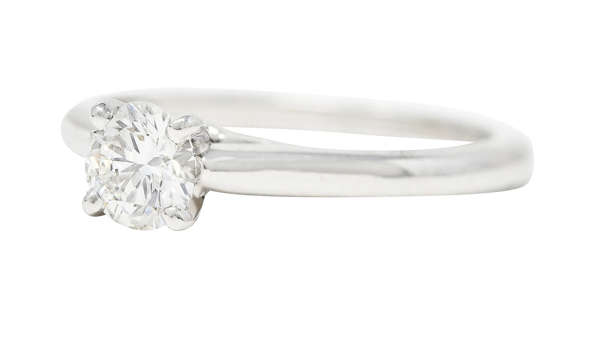 Cartier French Contemporary 0.38 CTW Diamond Platinum Solitaire Engagement Ring GIA - Image 7