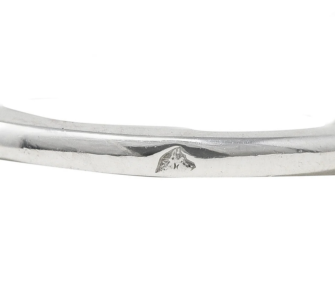 Cartier French Contemporary 0.38 CTW Diamond Platinum Solitaire Engagement Ring GIA - Image 9