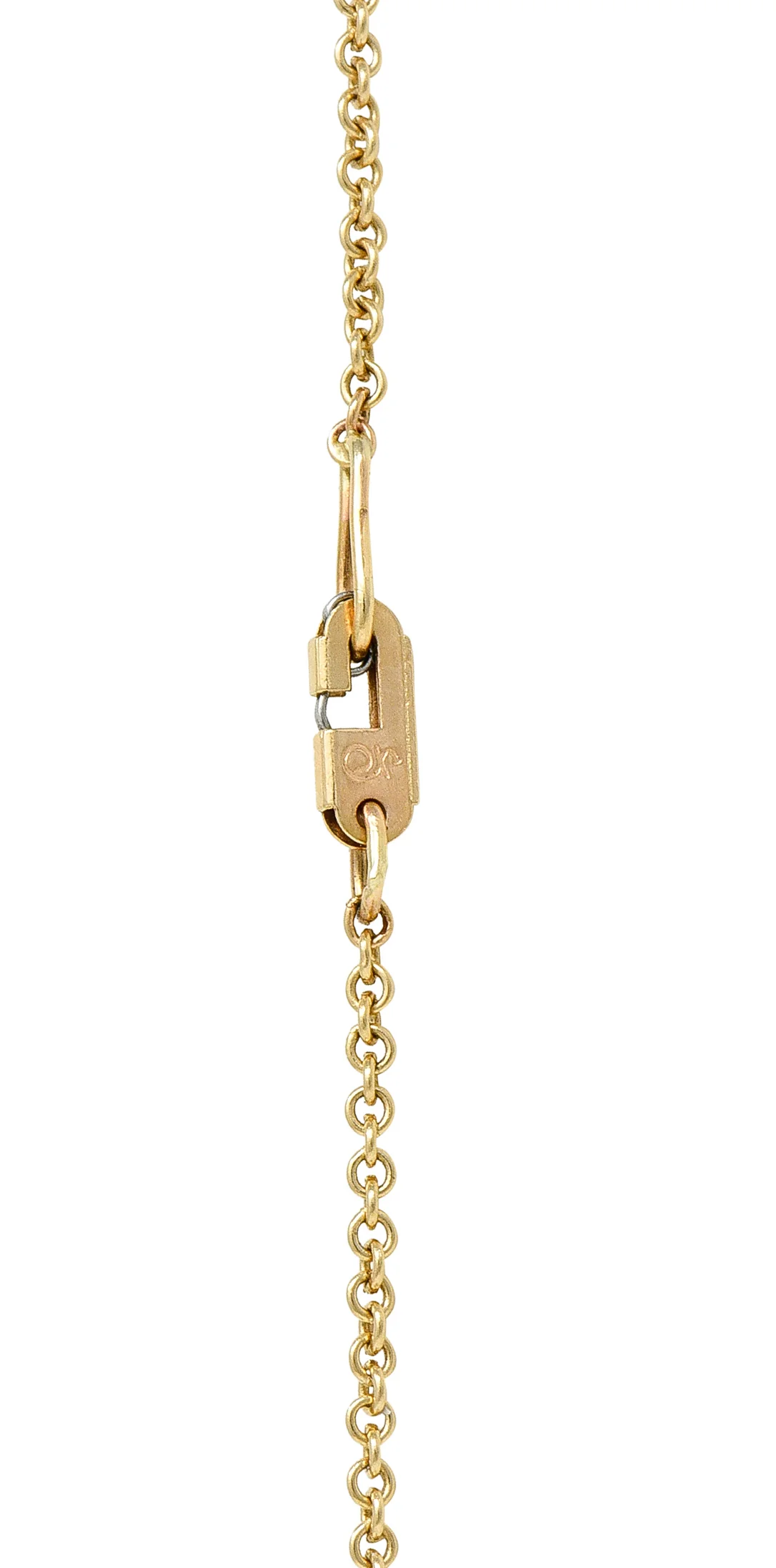 Cartier French Victorian Seed Pearl Plique-A-Jour Enamel 18 Karat Yellow Gold Christening Medallion Antique Pendant Necklace - Image 10