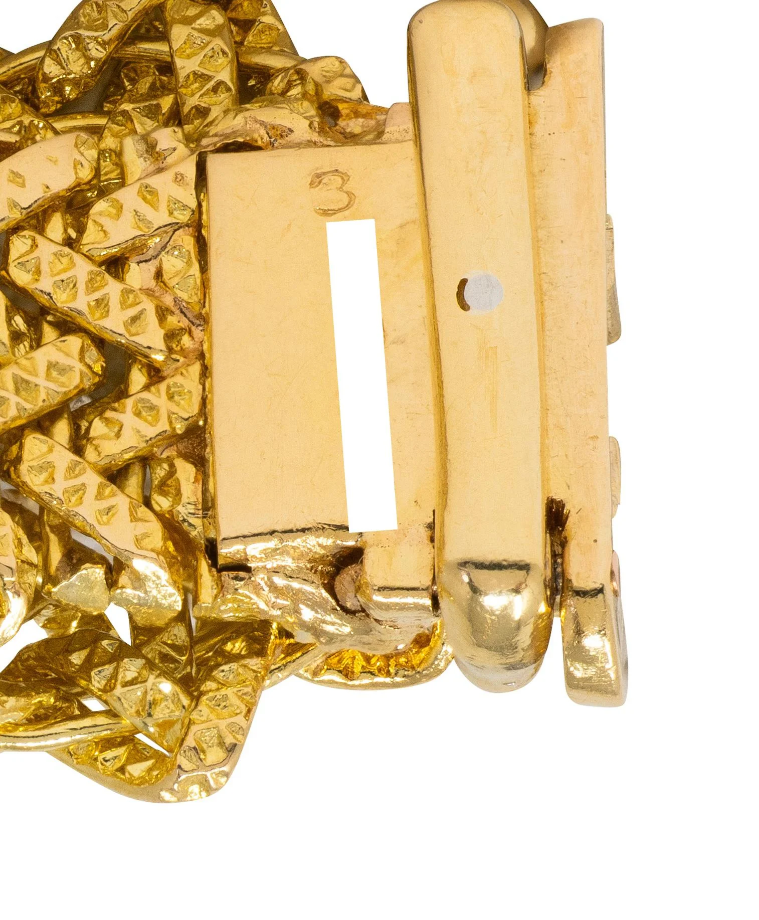 Cartier Georges L'Enfant 1960's French Diamond 18 Karat Yellow Gold Vintage Link Collar Necklace - Image 7