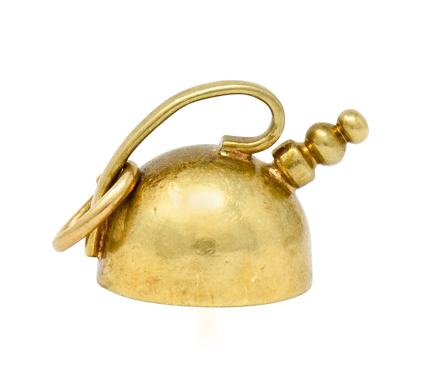 Cartier Retro 14 Karat Gold Tea Kettle Pot Charm - Image 9