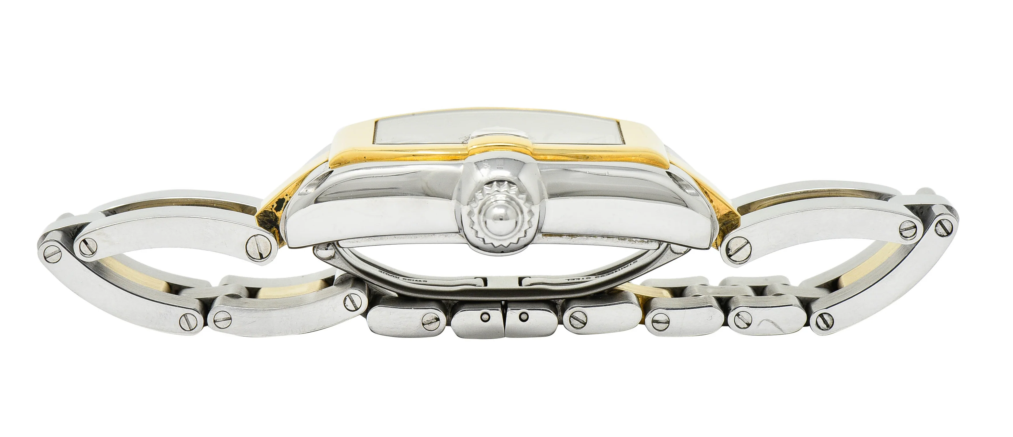 Cartier Roadster Unisex Large Two-Tone 18K Gold Automatic Silver Dial Men's Watch 2510 - Image 13