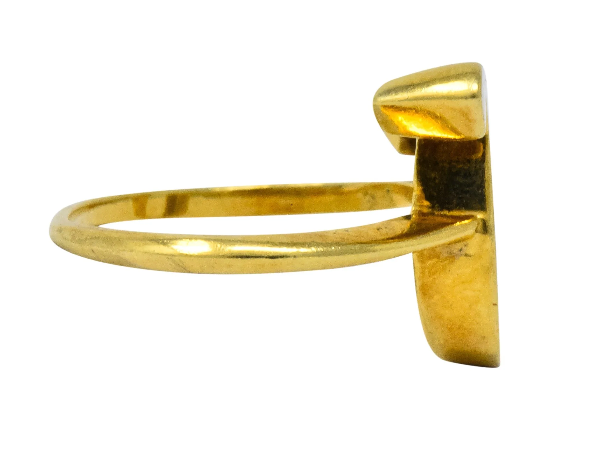 Cartier Vintage 18 Karat Gold Leo Zodiac Ring - Image 3