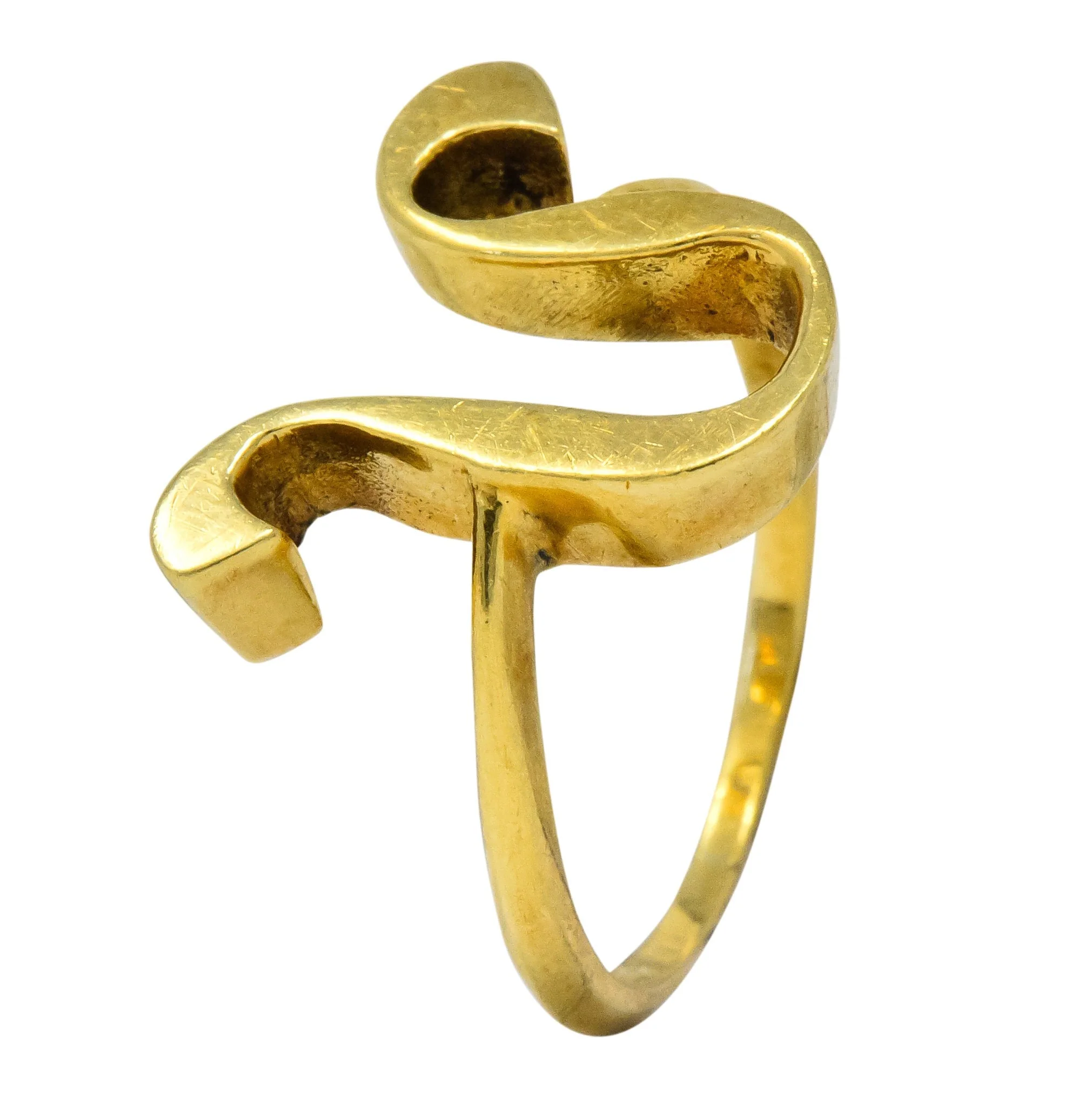 Cartier Vintage 18 Karat Gold Leo Zodiac Ring - Image 8