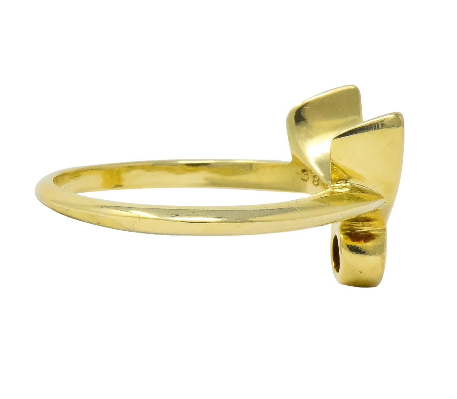 Cartier Vintage 18 Karat Gold Zodiac Taurus Stacking Ring - Image 3