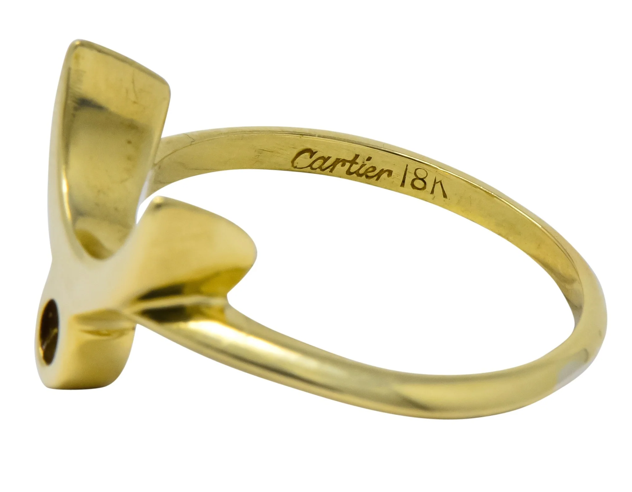 Cartier Vintage 18 Karat Gold Zodiac Taurus Stacking Ring - Image 6
