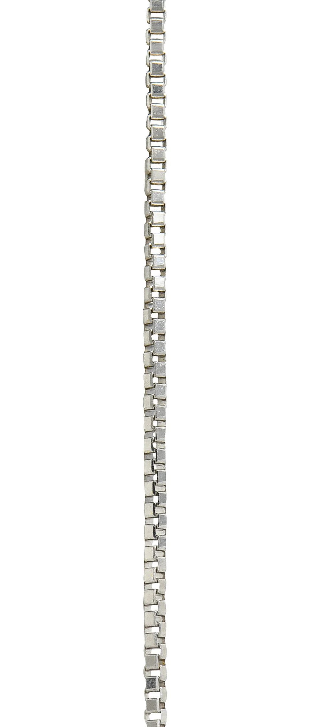 Cluster 7.19 CTW Aquamarine Diamond 14 Karat White Gold Pendant Necklace - Image 9