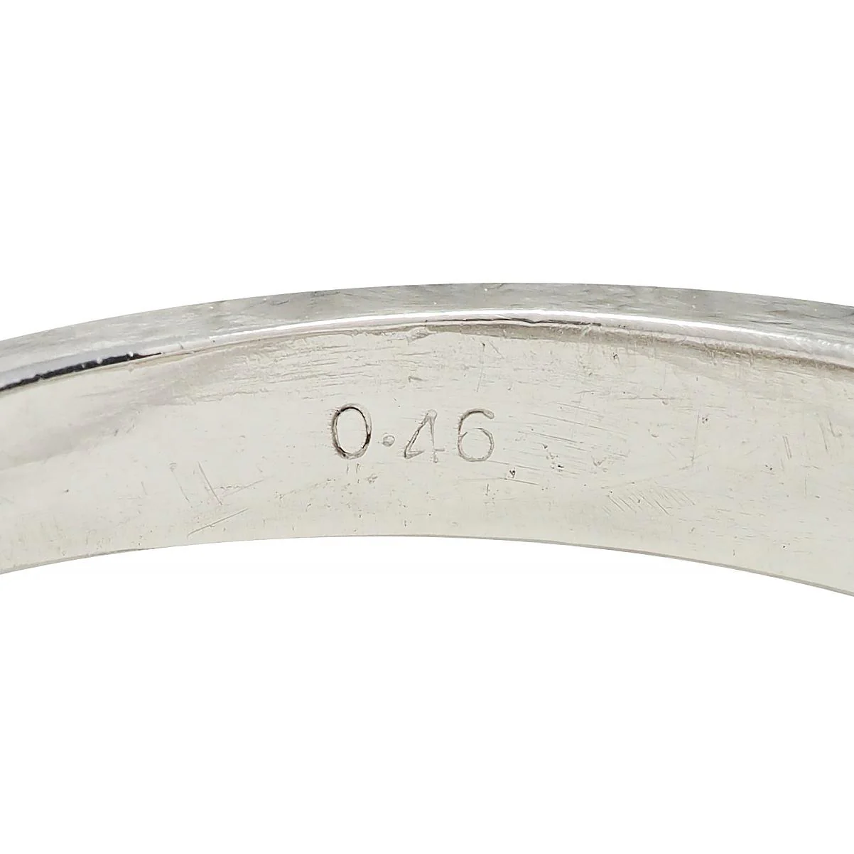 Contemporary 0.46 CTW Diamond Platinum Channel Band Ring - Image 8