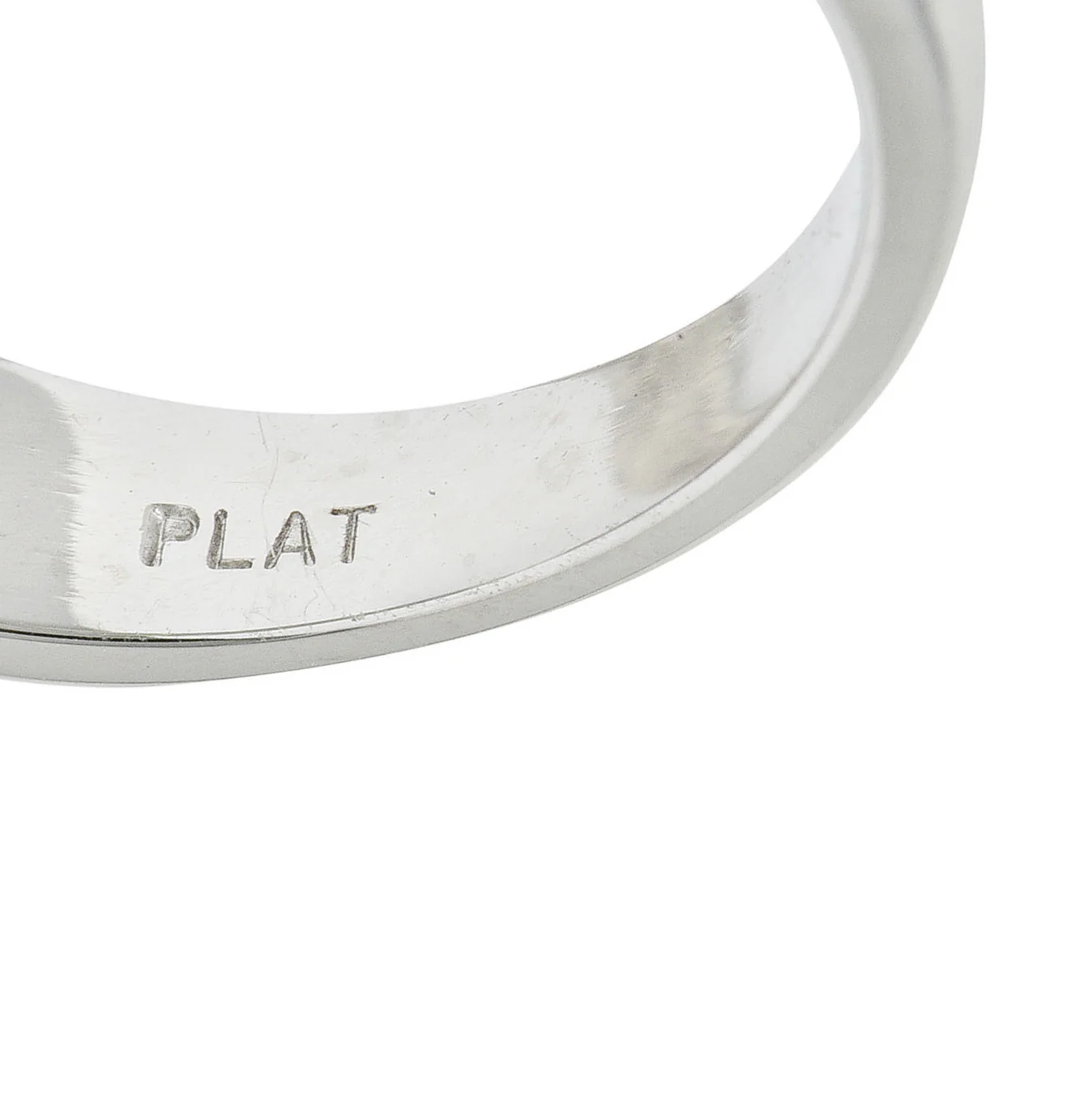Contemporary 1.10 CTW Pave Diamond Platinum Band Ring - Image 9