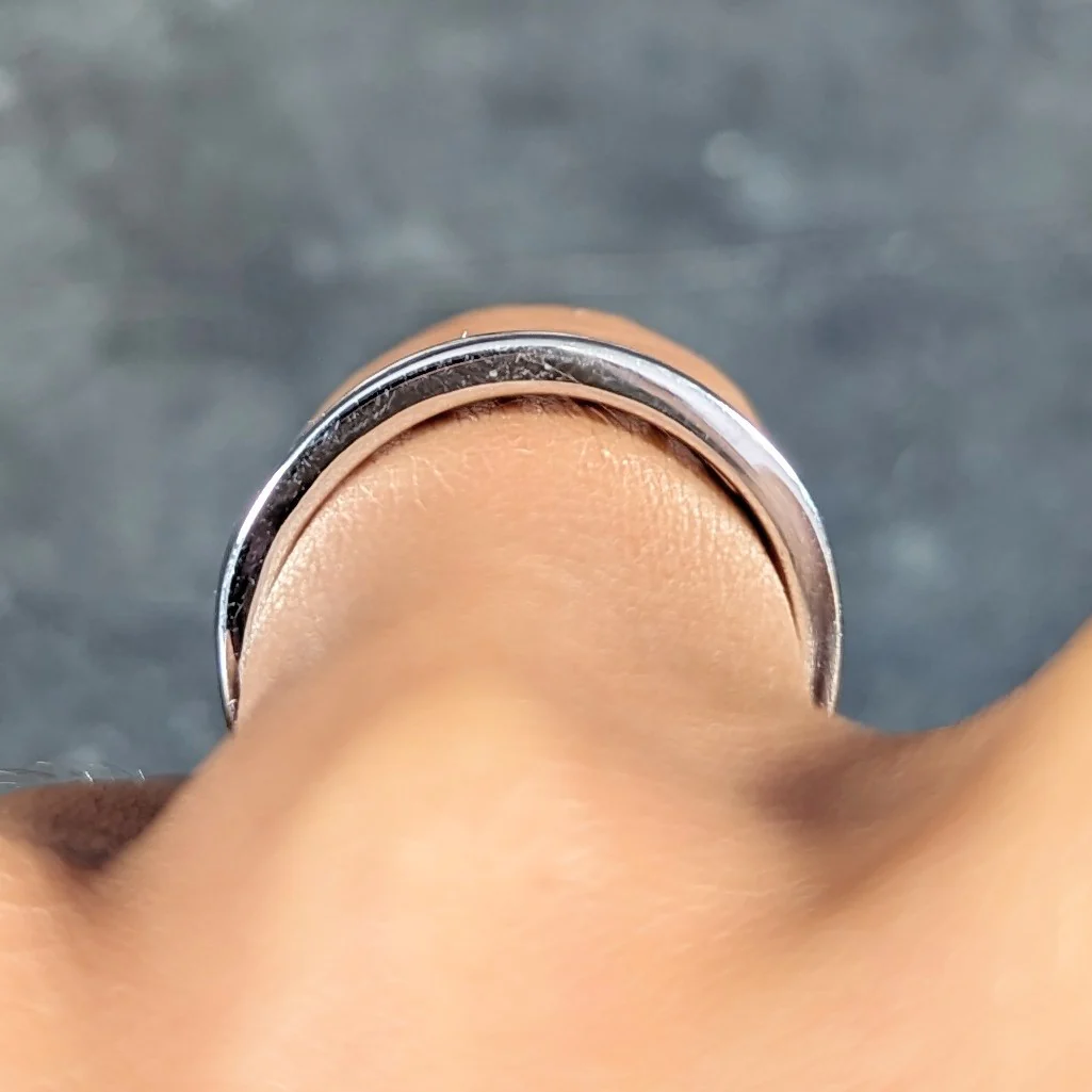 Contemporary 1.50 CTW Baguette Cut Diamond Platinum Channel Band Ring - Image 11