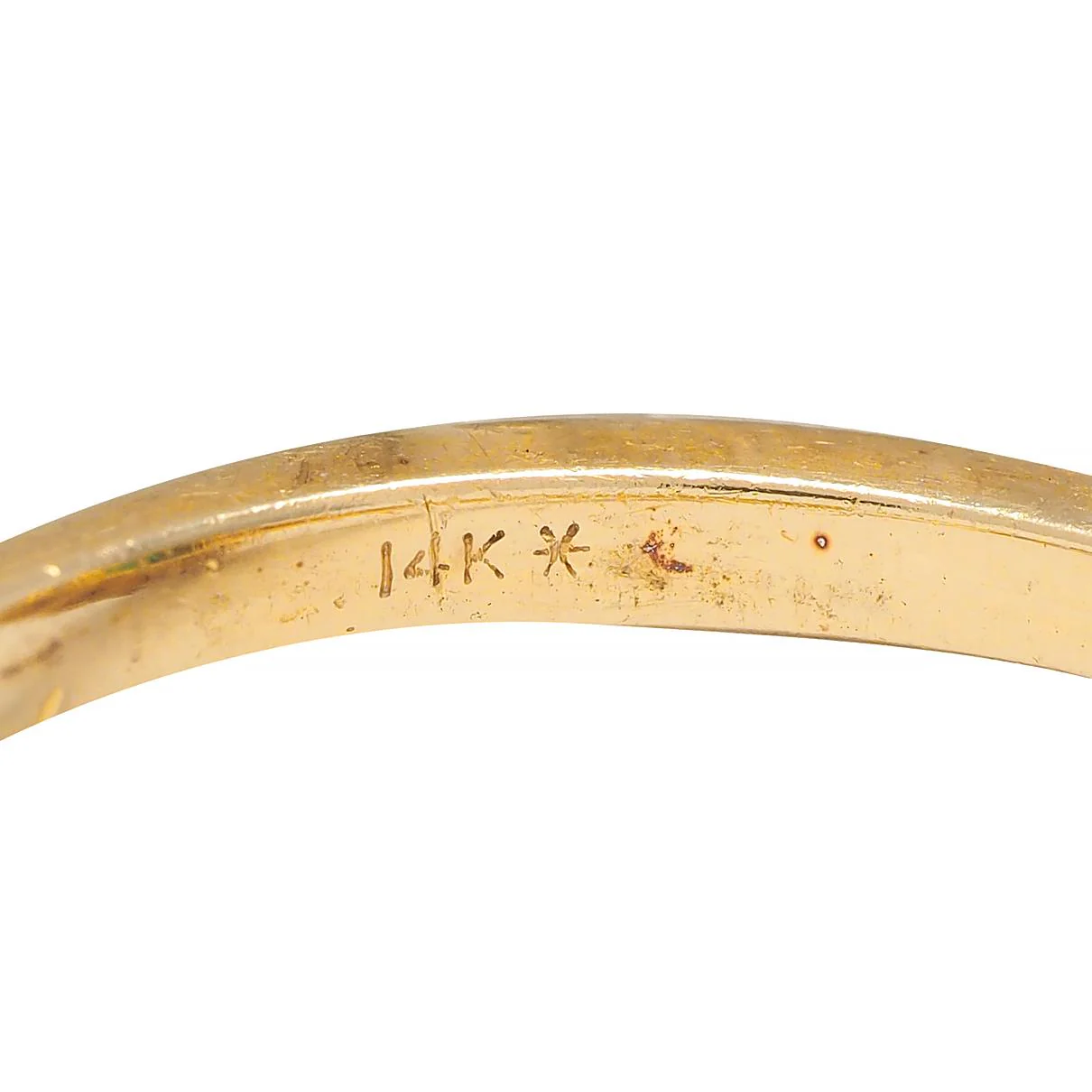 Contemporary 1.60 CTW No-Oil Emerald Diamond 14 Karat Two-Tone Gold Halo Ring GIA - Image 11