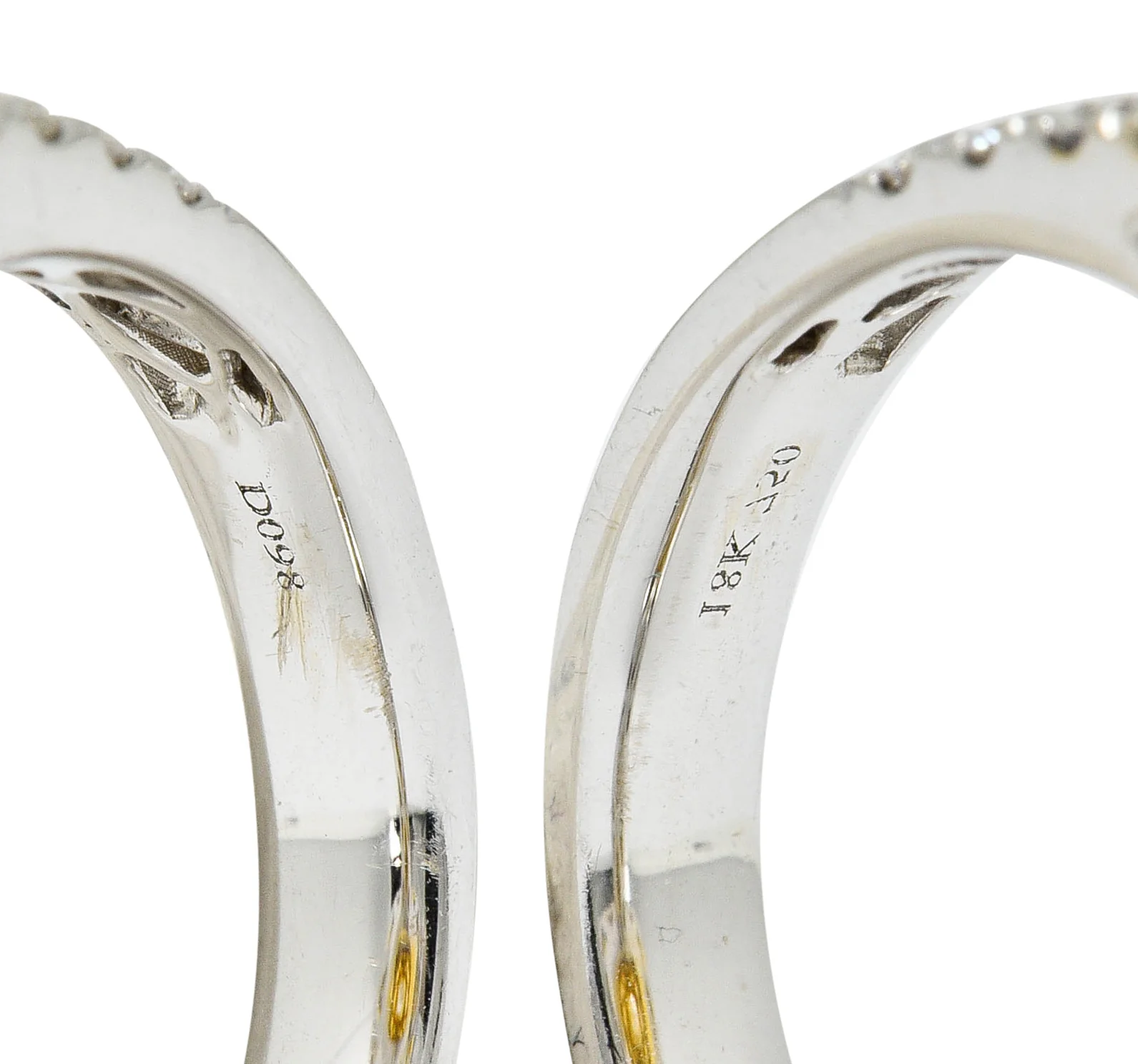 Contemporary 2.60 CTW Yellow Diamond & White Diamond 18 Karat Gold Ring - Image 11