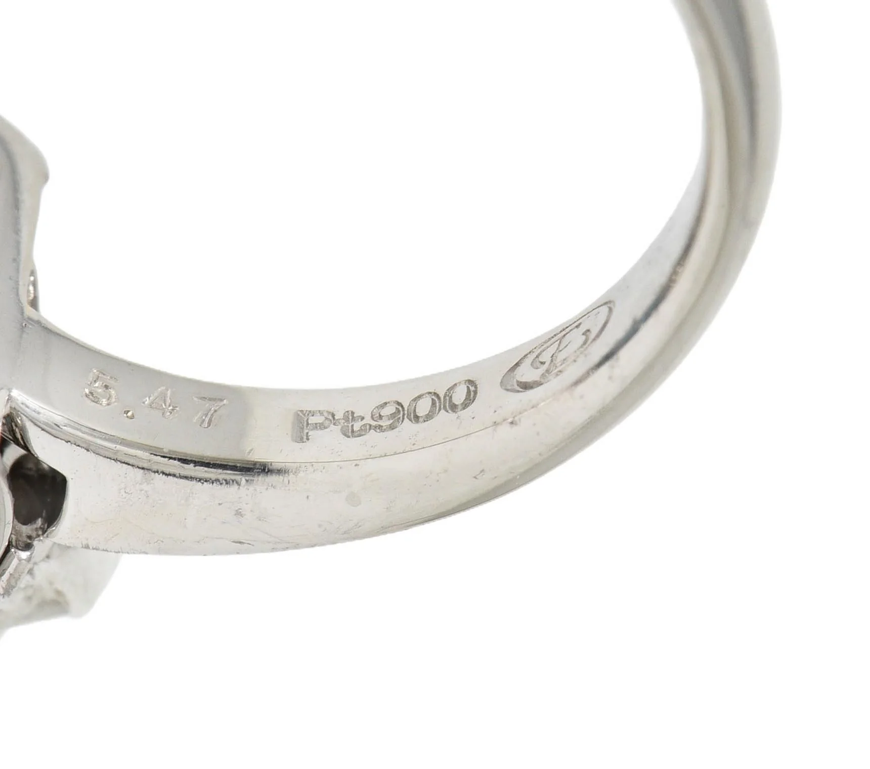 Contemporary 5.71 CTW Aquamarine Diamond Platinum Cluster Cocktail Ring - Image 9