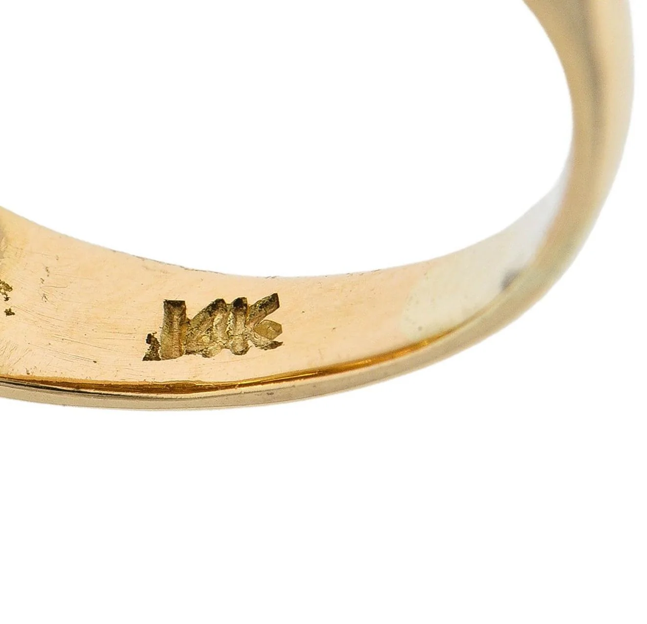 Contemporary Ruby 14 Karat Yellow Gold Dragon Statement Ring - Image 6