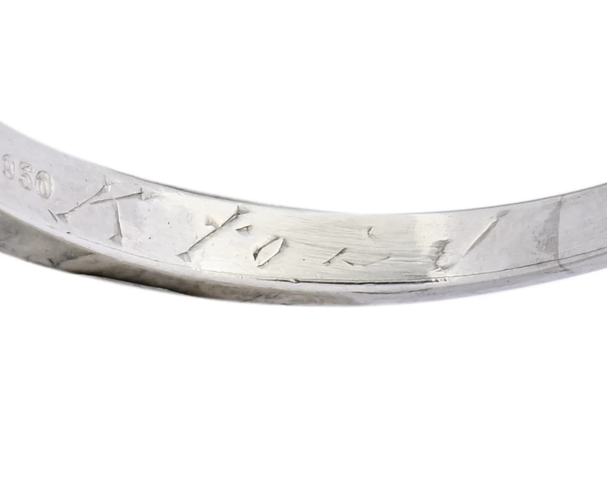 Contemporary Tiffany & Co. Diamond Platinum Anniversary Band Ring - Image 9