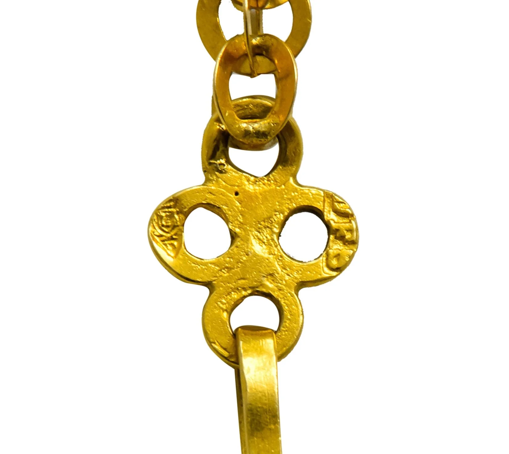 Continental Victorian 19 Karat Yellow Gold Spherical Long Chain - Image 8