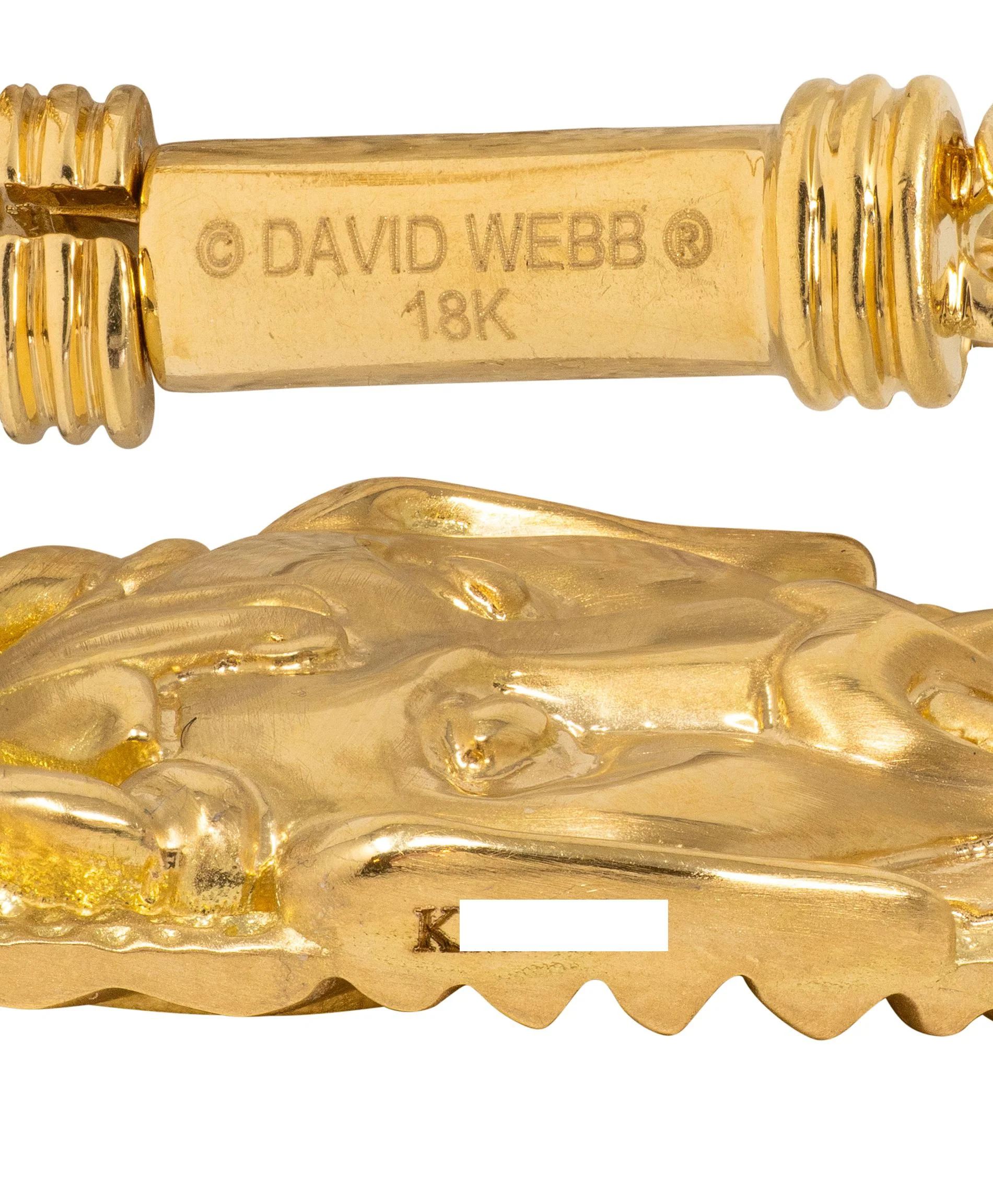 David Webb Contemporary 18 Karat Yellow Gold Taurus Zodiac Pendant Necklace - Image 7