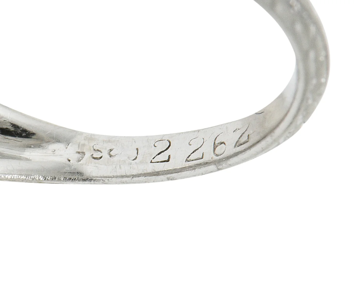 Edwardian 1.36 CTW Old Mine Diamond Platinum Engagement Ring GIA - Image 11