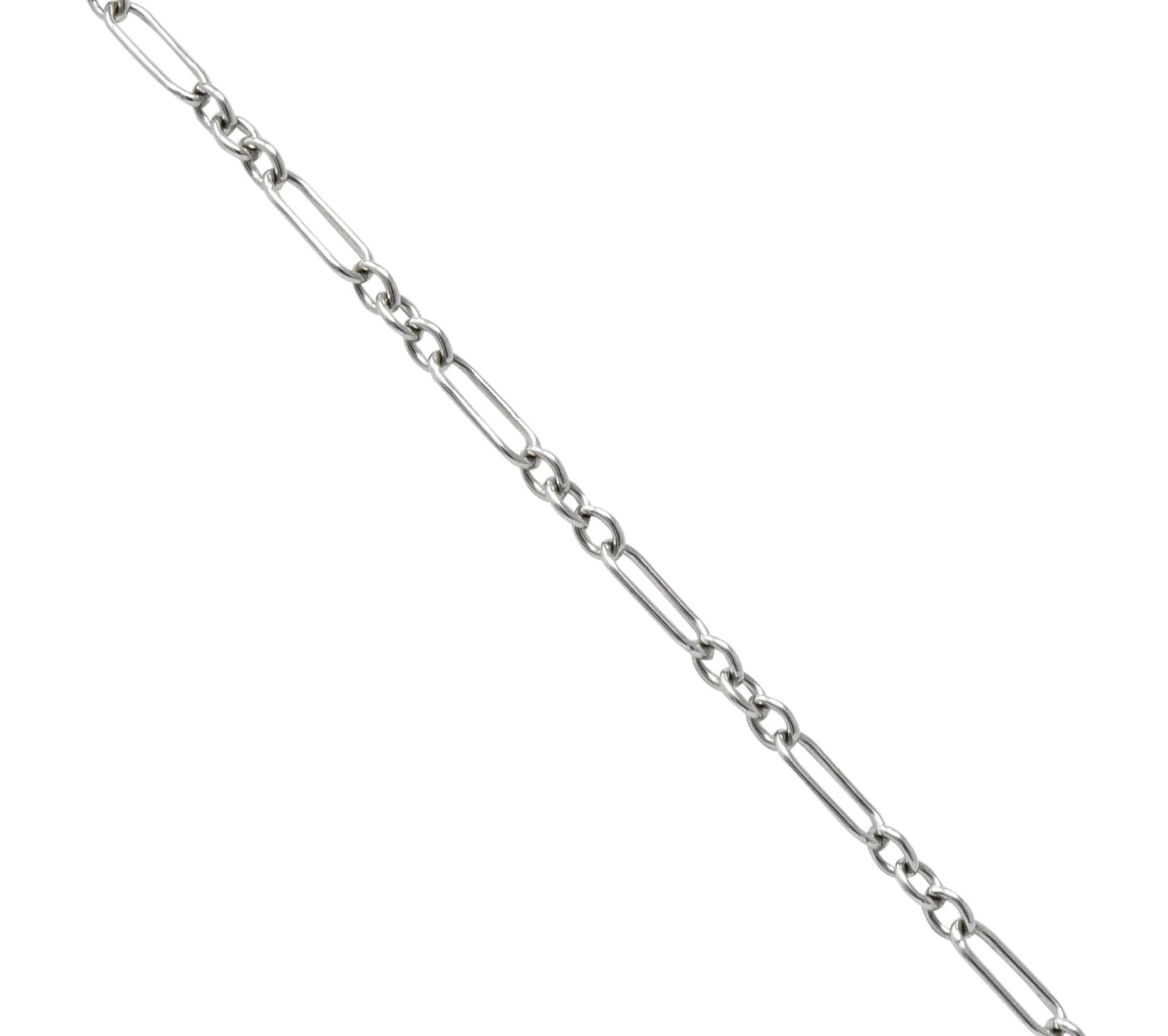 Edwardian 1.40 CTW Diamond Platinum 14 Karat White Gold Drop Necklace Binder Bros. - Image 5
