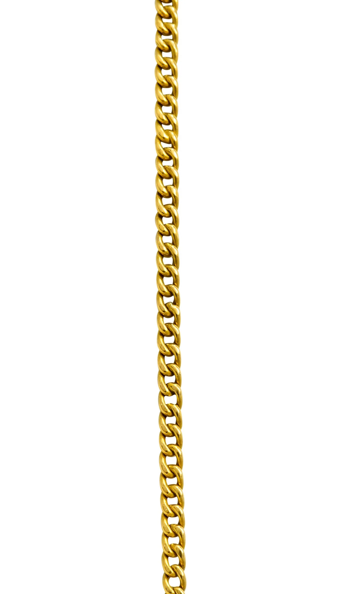 Edwardian Coral Diamond Platinum Gold Drop Pendant Necklace Circa 1940s - Image 4