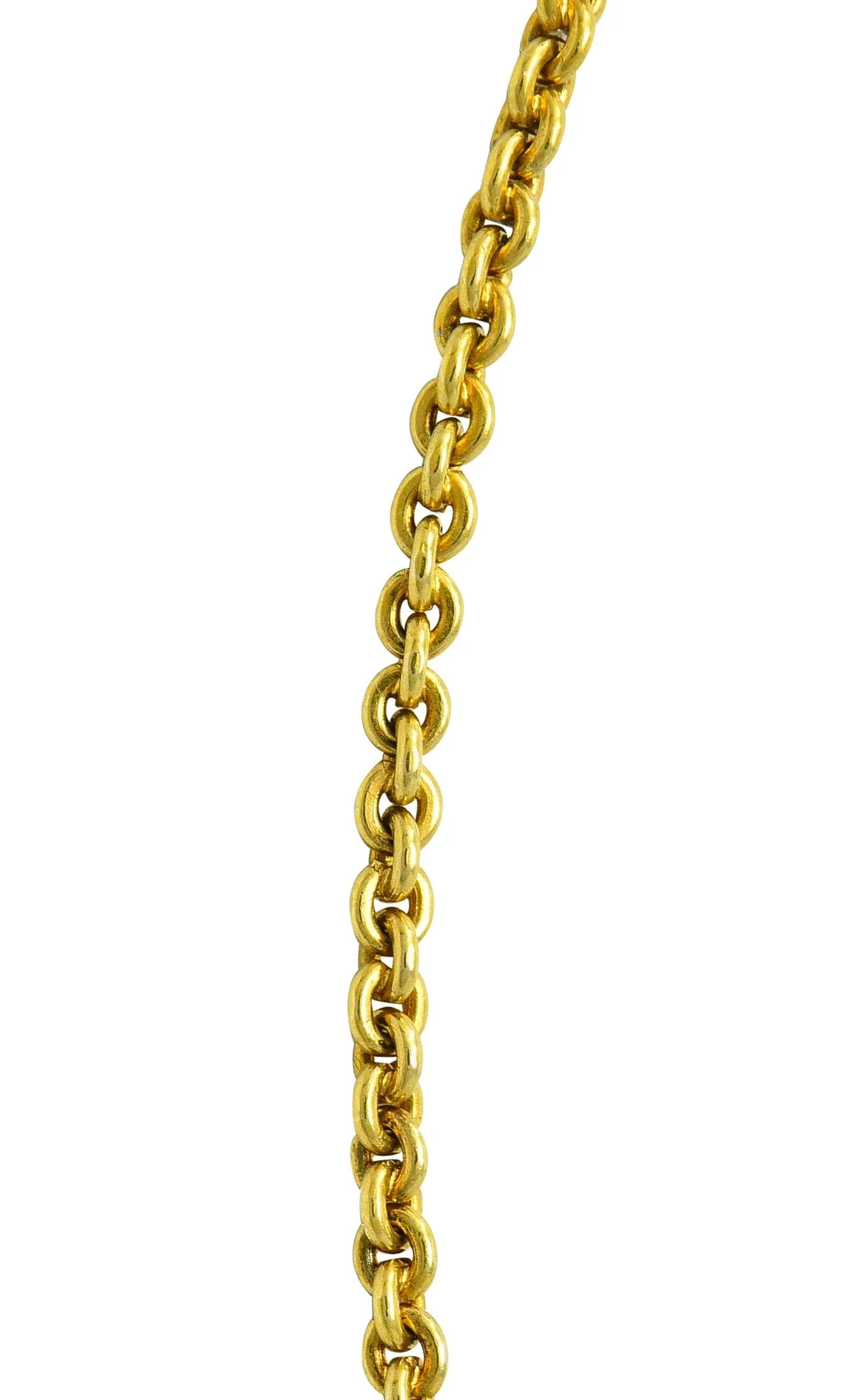 Edwardian Diamond Peridot Pearl Platinum 14 Karat Yellow Gold Antique Swagged Fringe Necklace - Image 7