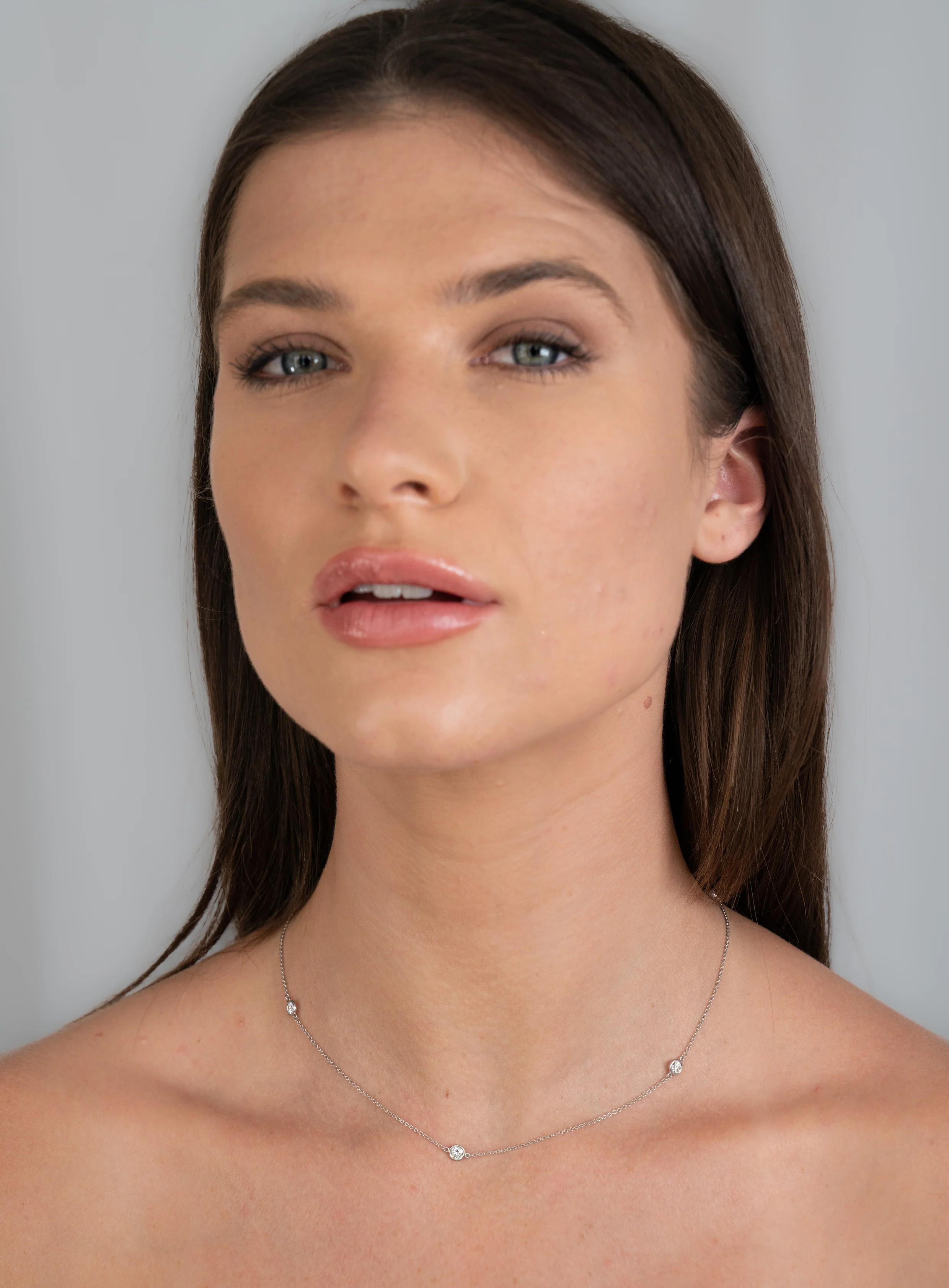 Elsa Peretti Tiffany & Co. 1.00 CTW Diamond Platinum Diamonds By The Yard Vintage Station Necklace - Image 11
