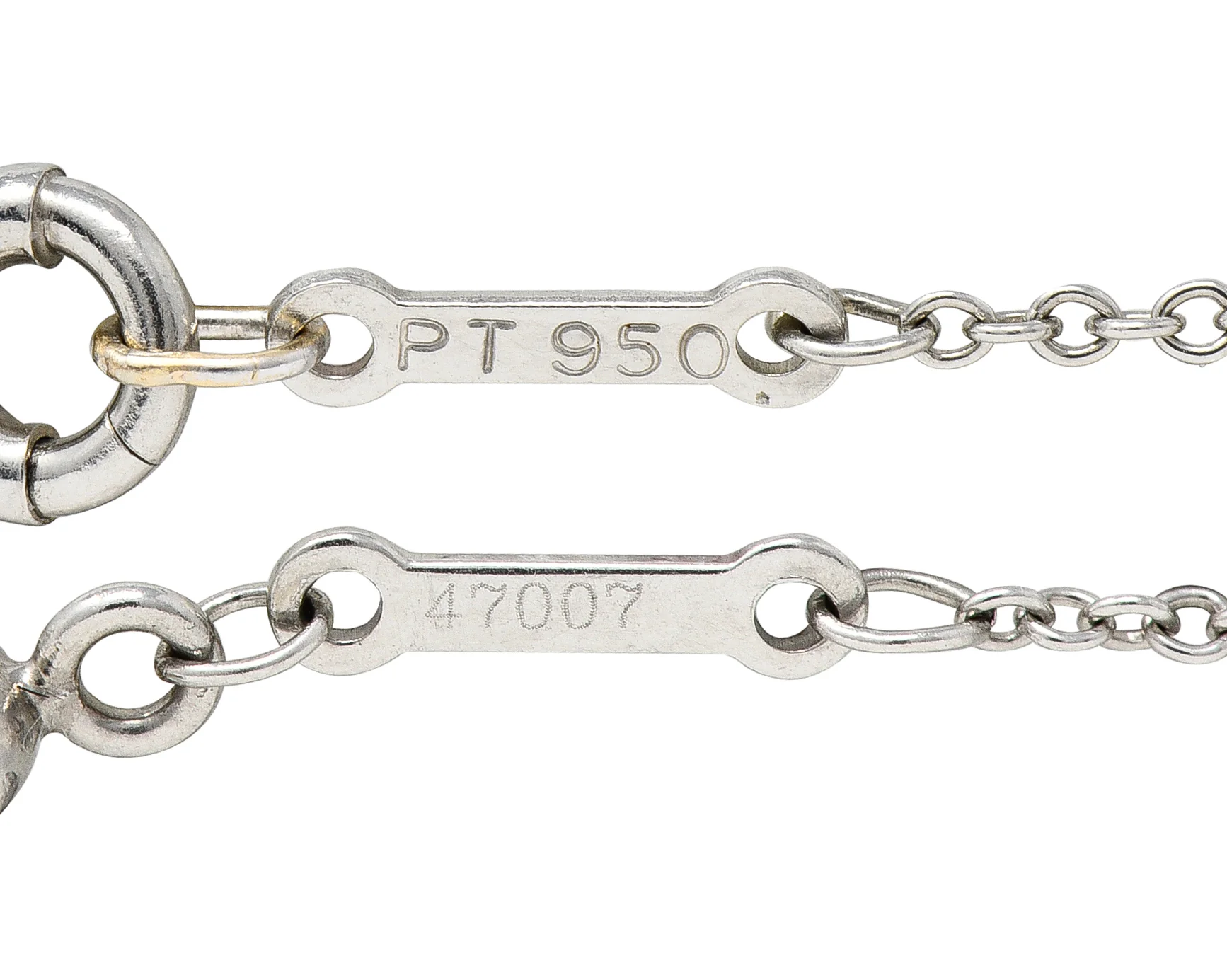 Elsa Peretti Tiffany & Co. 1.00 CTW Diamond Platinum Diamonds By The Yard Vintage Station Necklace - Image 8