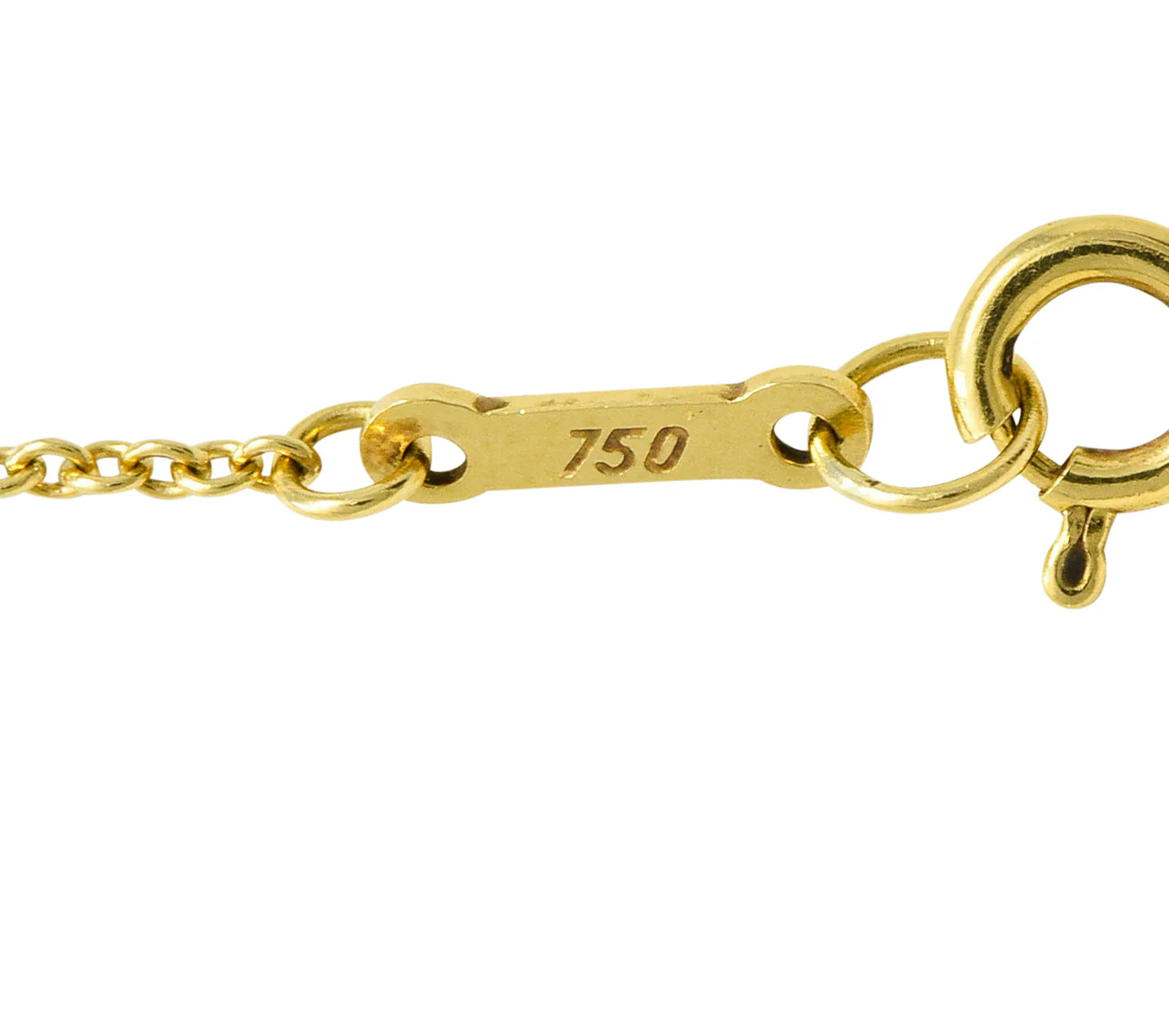 Elsa Peretti Tiffany & Co. 18 Karat Gold 25MM Open Heart Pendant Necklace - Image 11