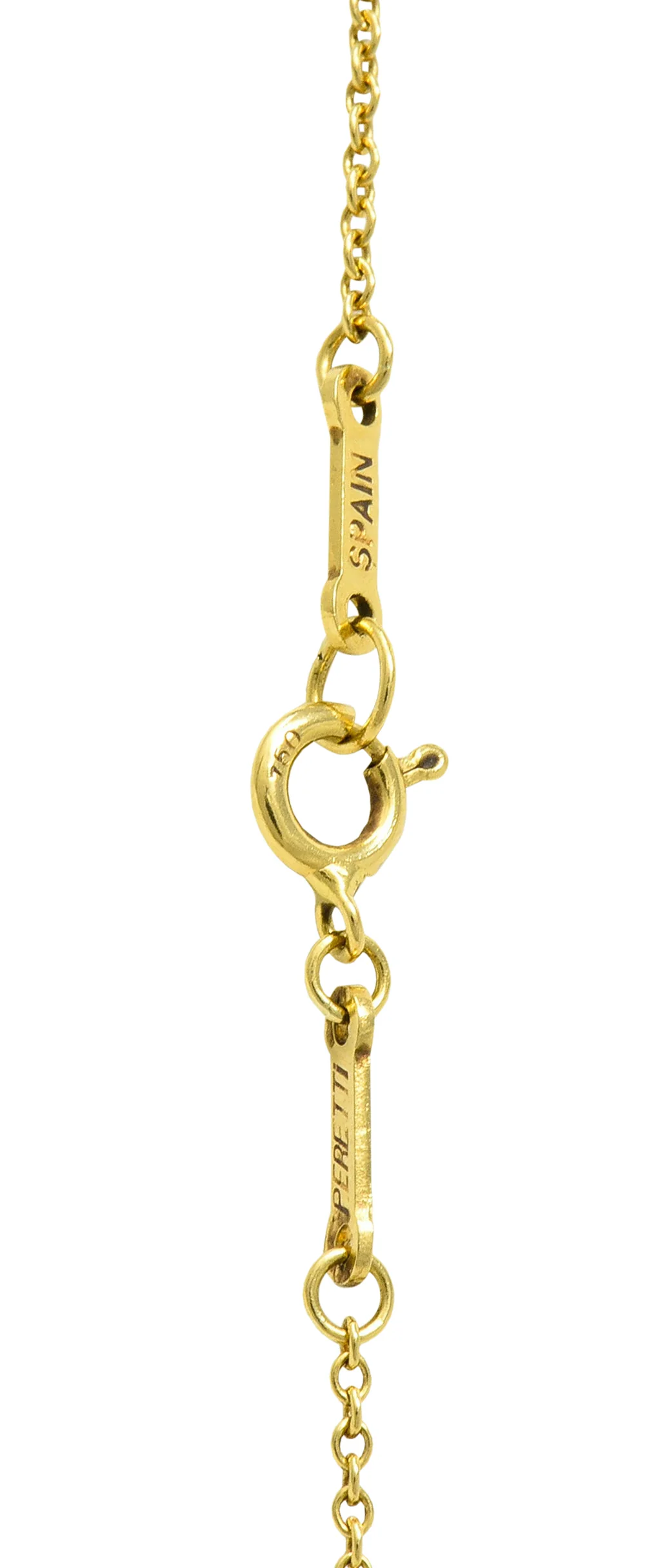 Elsa Peretti Tiffany & Co. 18 Karat Gold 25MM Open Heart Pendant Necklace - Image 12