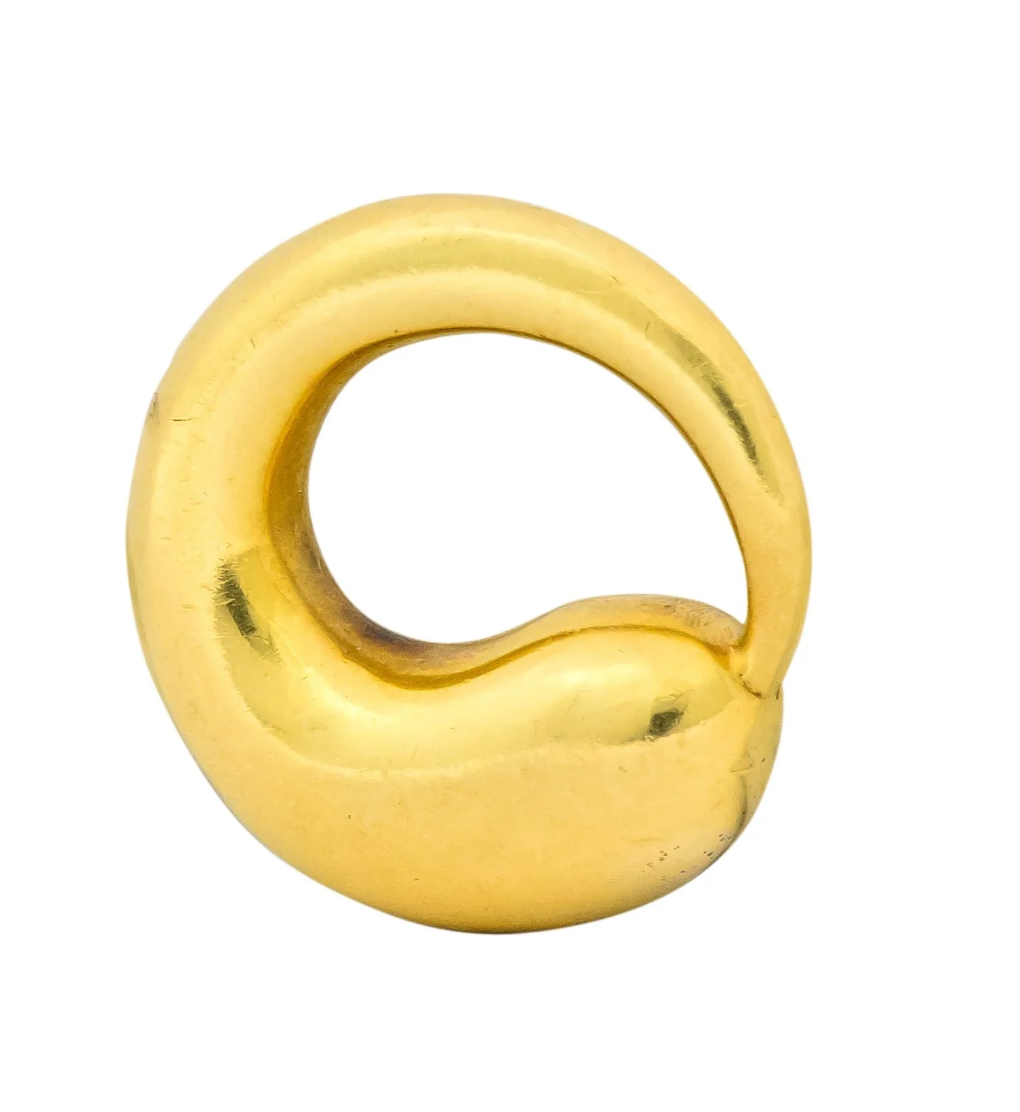 Elsa Peretti Tiffany & Co. 18 Karat Gold Eternal Circle Pendant - Image 2