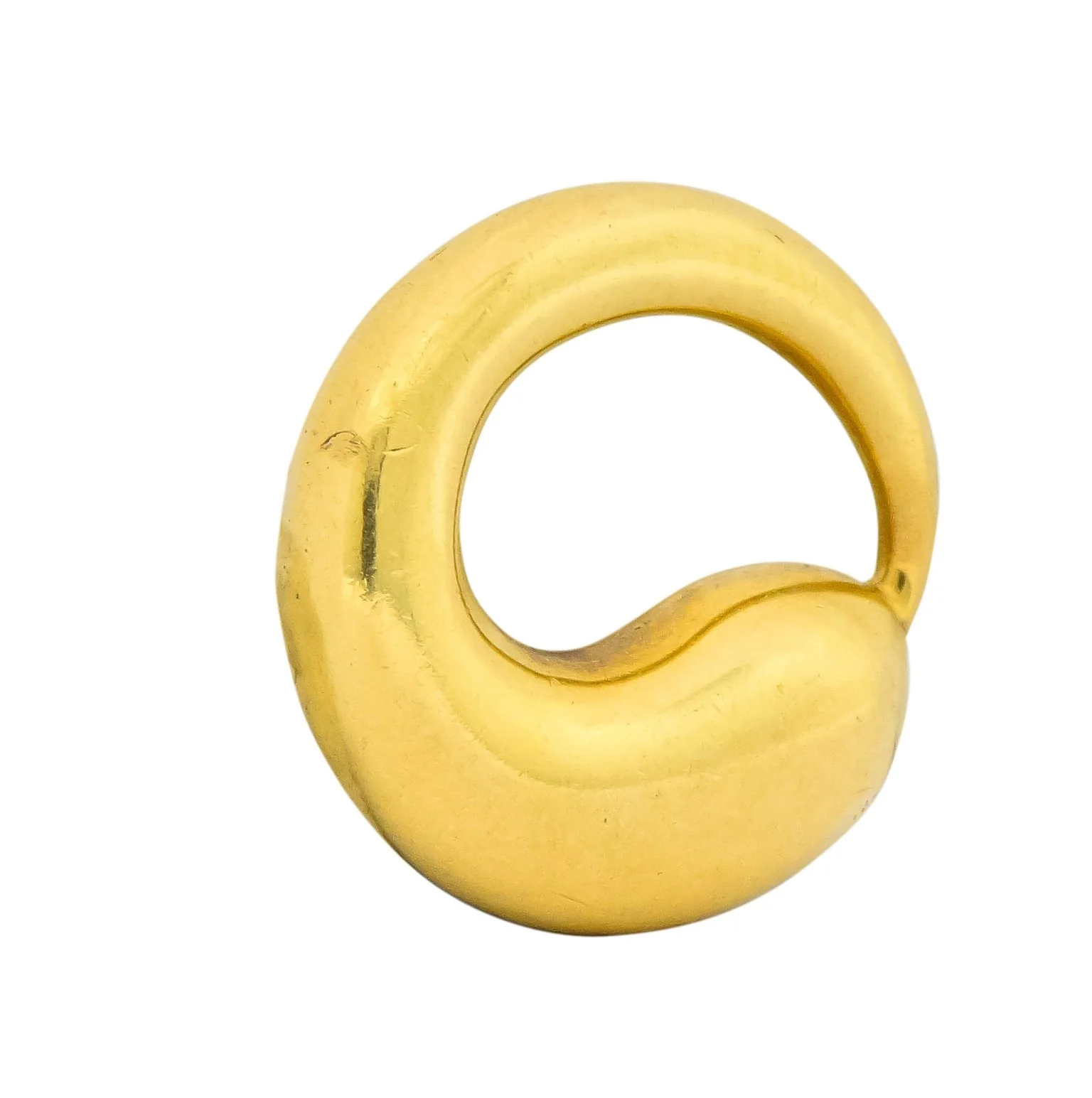 Elsa Peretti Tiffany & Co. 18 Karat Gold Eternal Circle Pendant - Image 3
