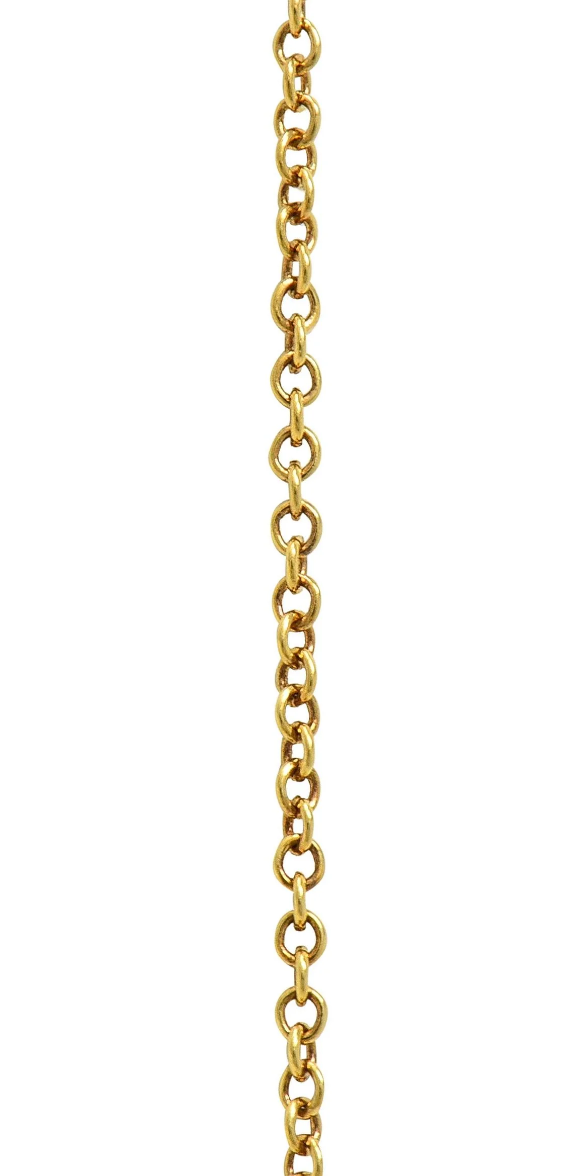 Elsa Peretti Tiffany & Co. 18 Karat Yellow Gold Open Heart Pendant Necklace - Image 10
