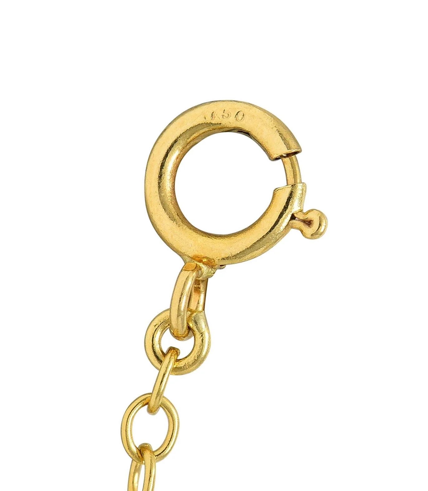 Elsa Peretti Tiffany & Co. 1990's 18 Karat Yellow Gold Vintage Five Teardrop Fringe Necklace - Image 9