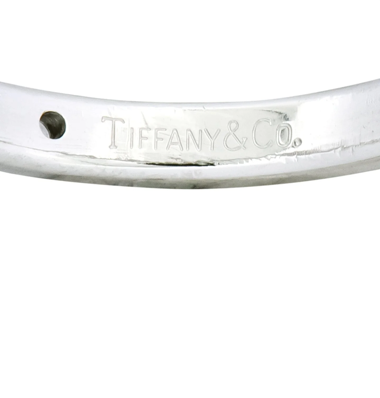 Elsa Peretti Tiffany & Co. Diamond Platinum Stacking Band Ring - Image 5