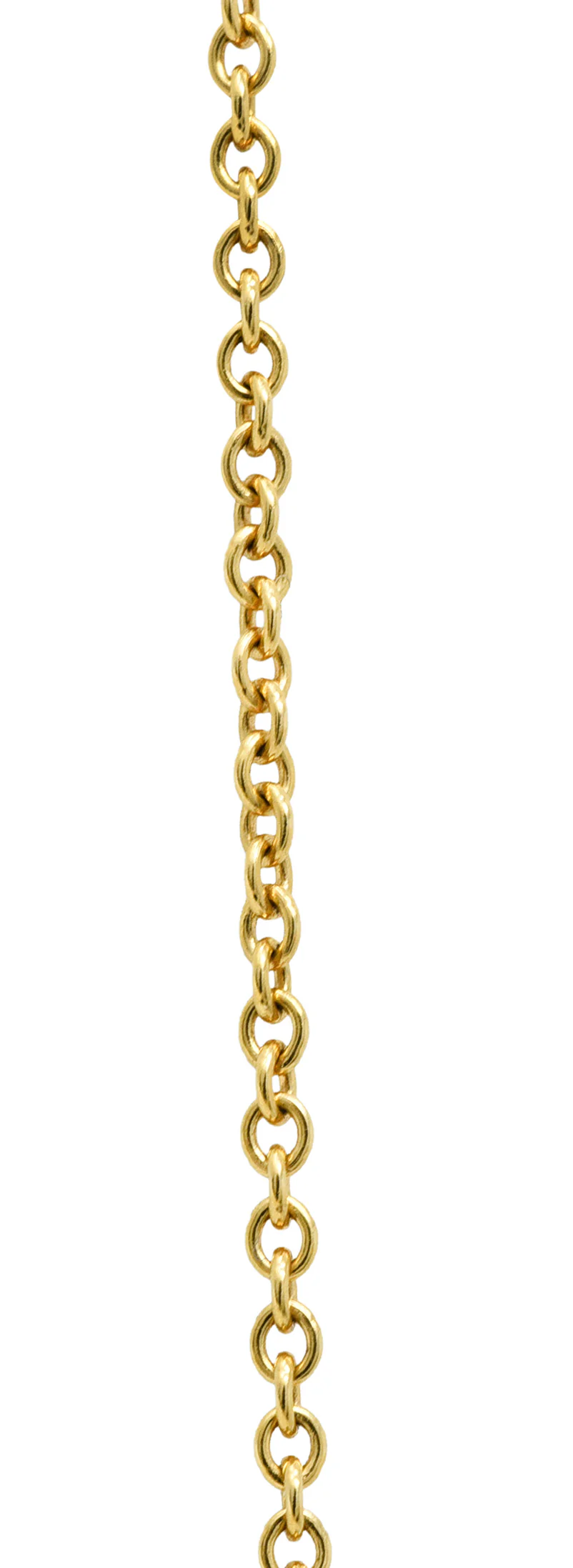 Elsa Peretti Tiffany & Co. Turquoise 18 Karat Gold Bottle Necklace - Image 6