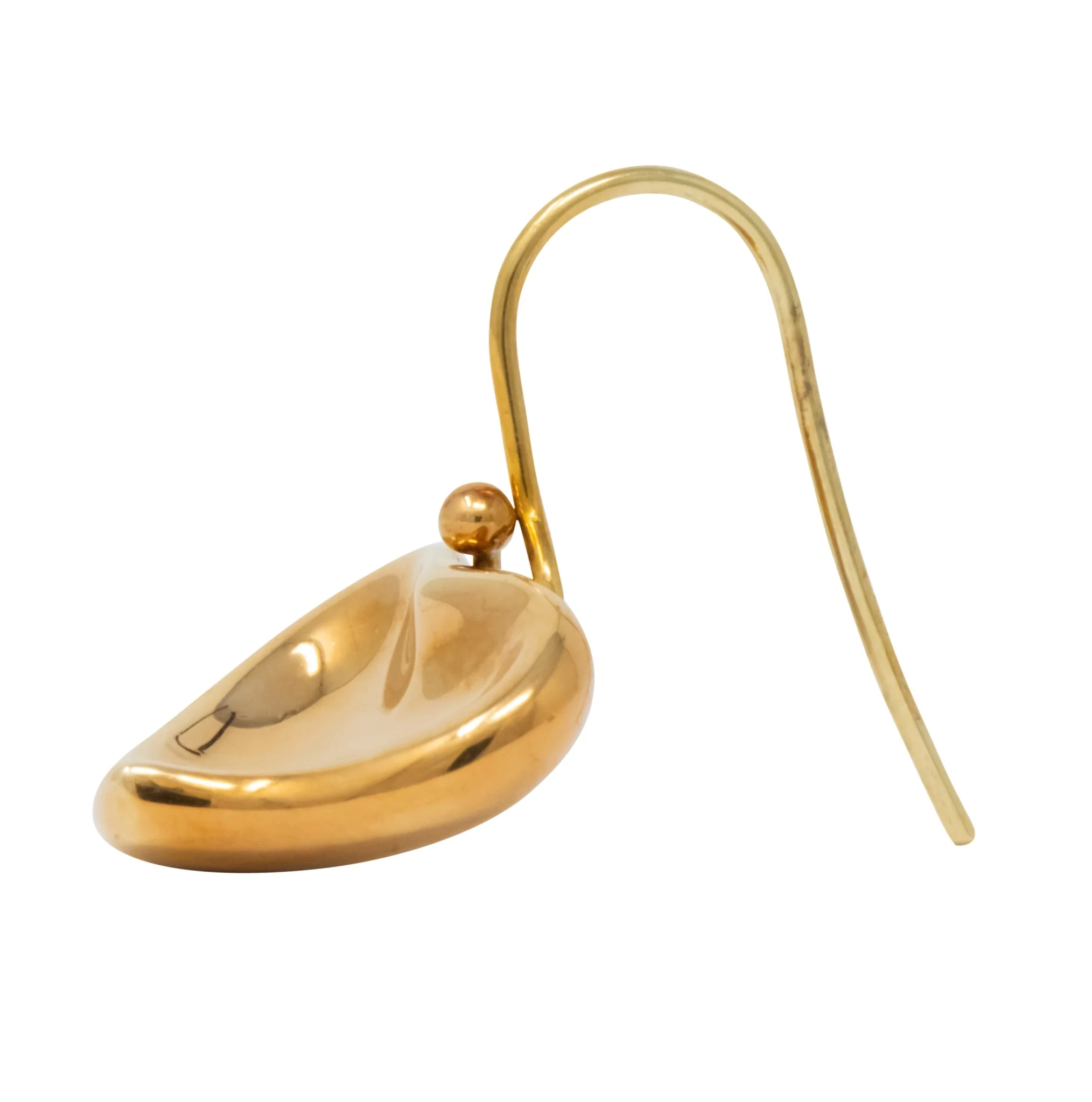 Elsa Peretti Tiffany & Co. Vintage 18 Karat Gold Heart Drop Earrings - Image 5