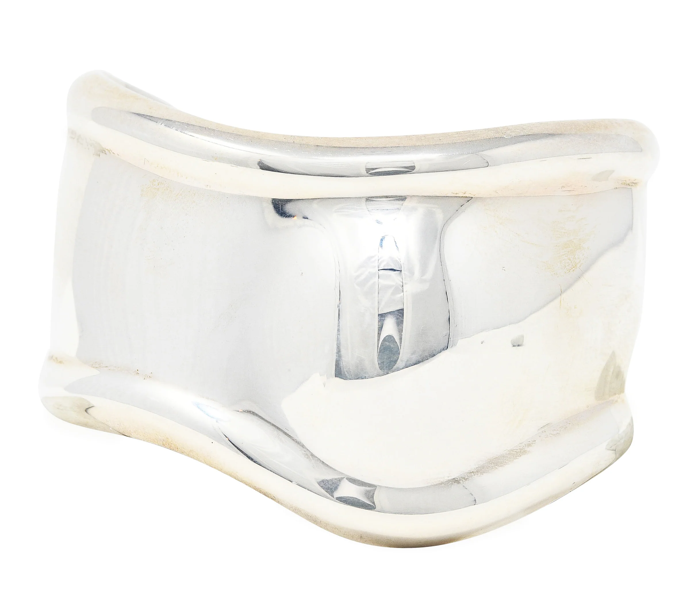 Elsa Peretti Tiffany & Co. Vintage Sterling Silver 38 MM Small Bone Cuff Bracelet - Image 6