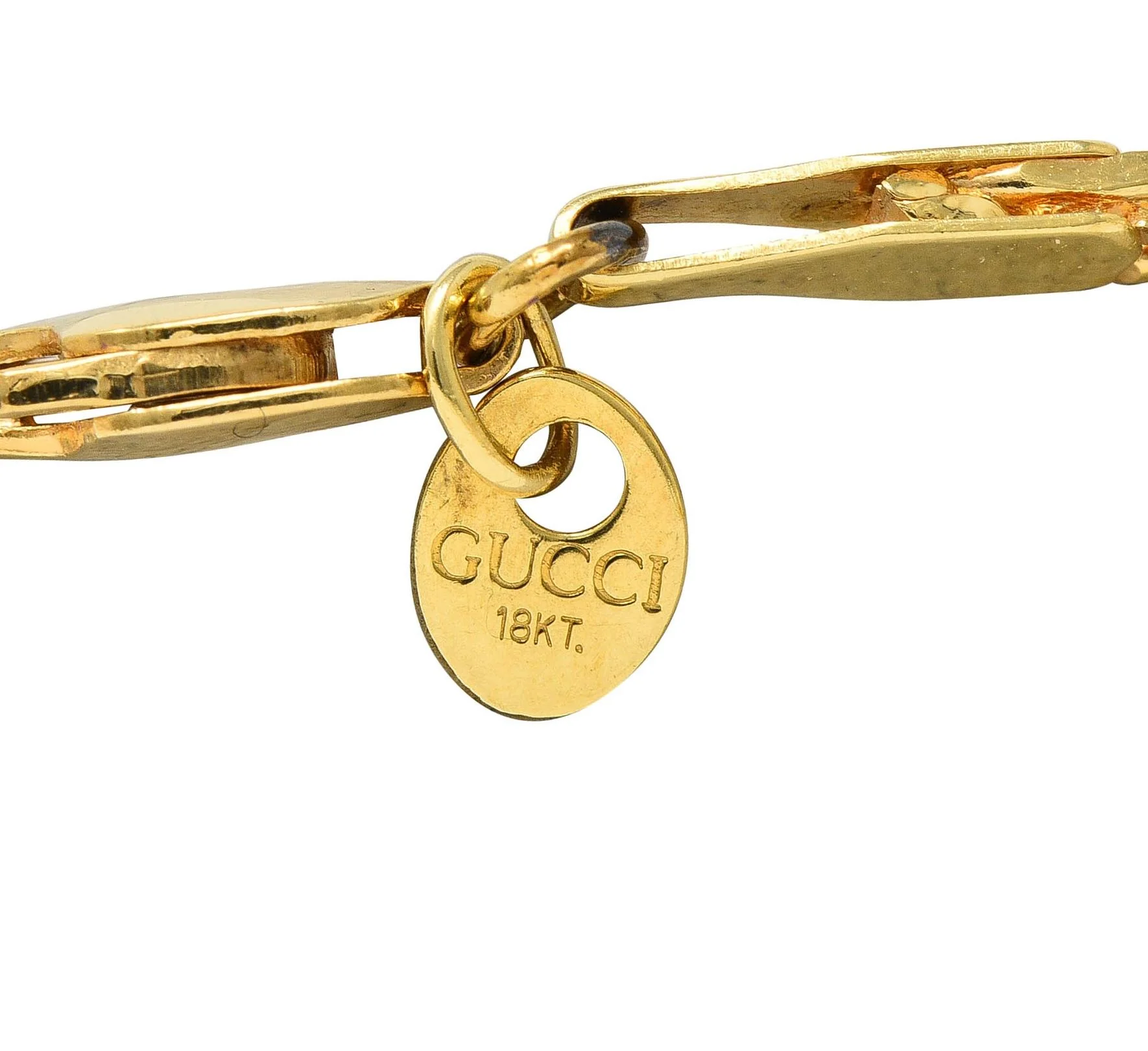 Gucci 1990's 18 Karat Yellow Gold Vintage Unisex Chain Necklace - Image 5